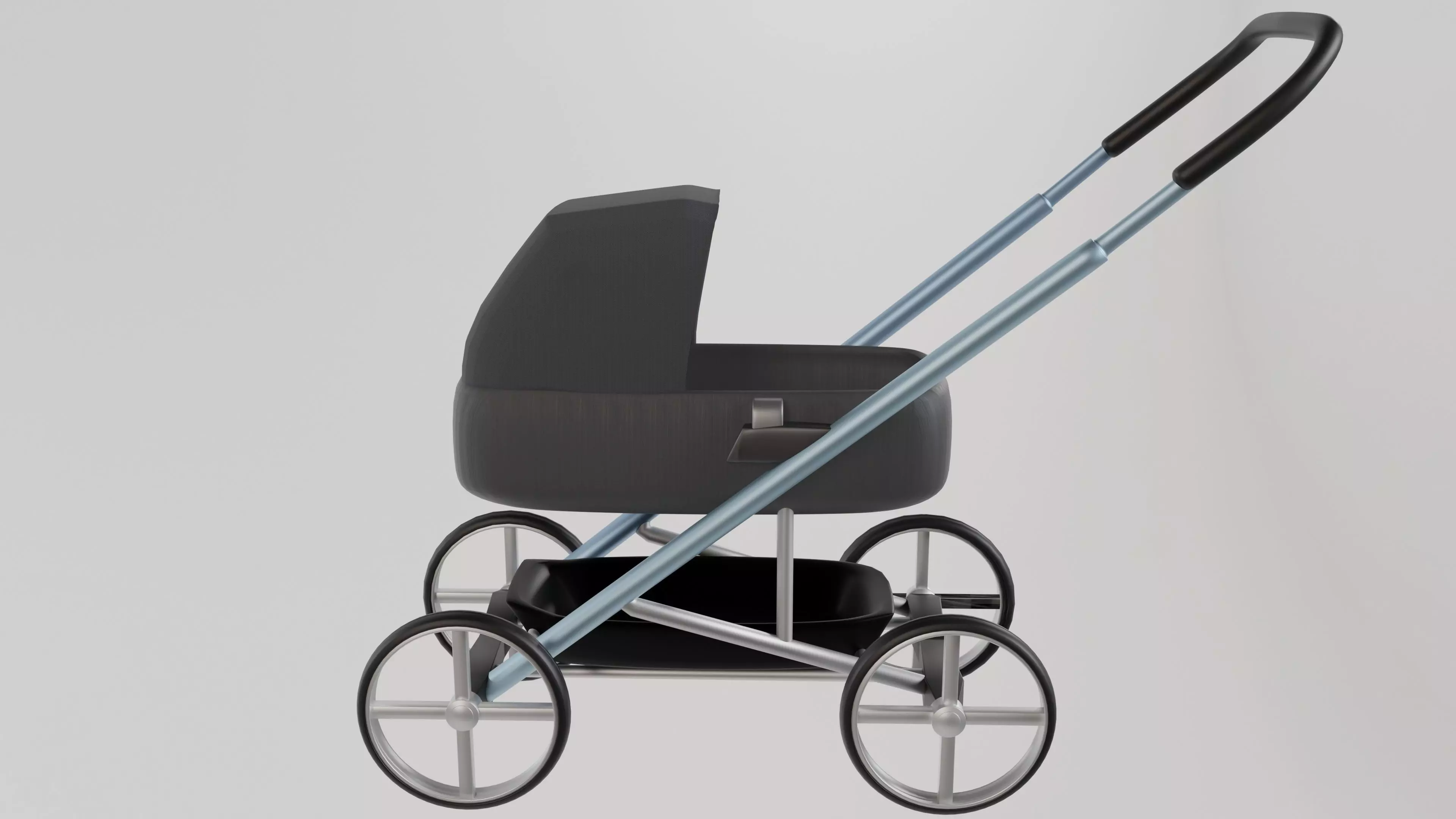 Baby carriage 3D model