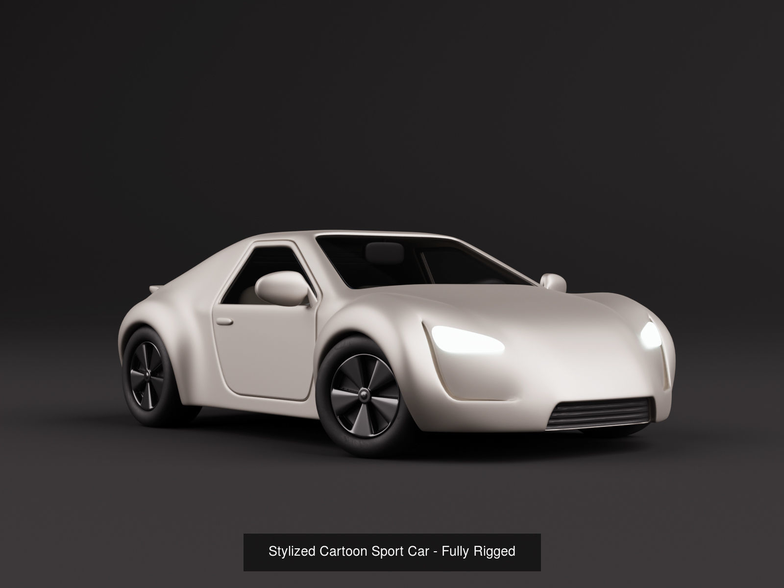 Stylized Cartoon Vehlices - Fully rigged 3D Model Collection_7