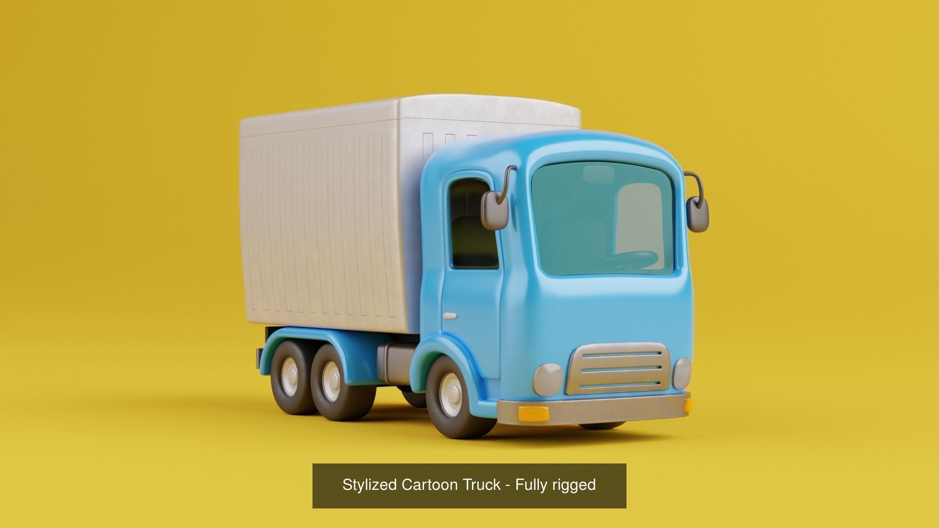 Stylized Cartoon Vehlices - Fully rigged 3D Model Collection_1