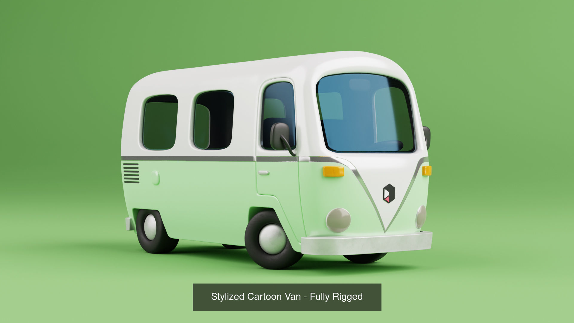 Stylized Cartoon Vehlices - Fully rigged 3D Model Collection_3