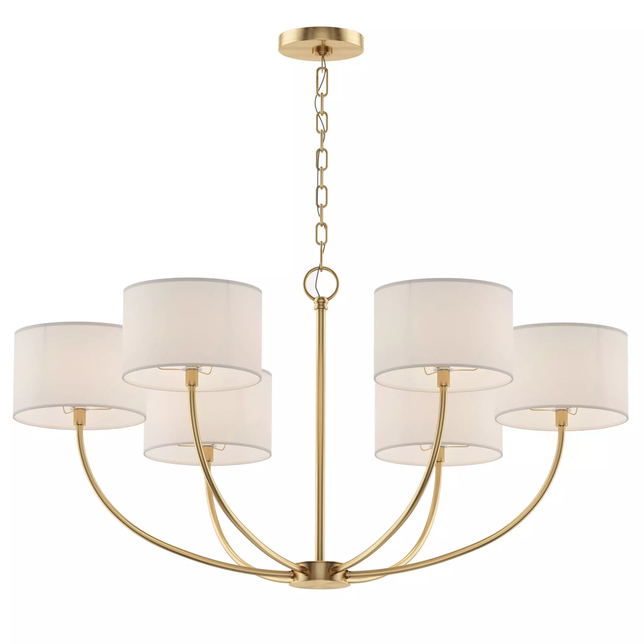 New York Sawyer Chandelier by Generation Lighting 3D model_0