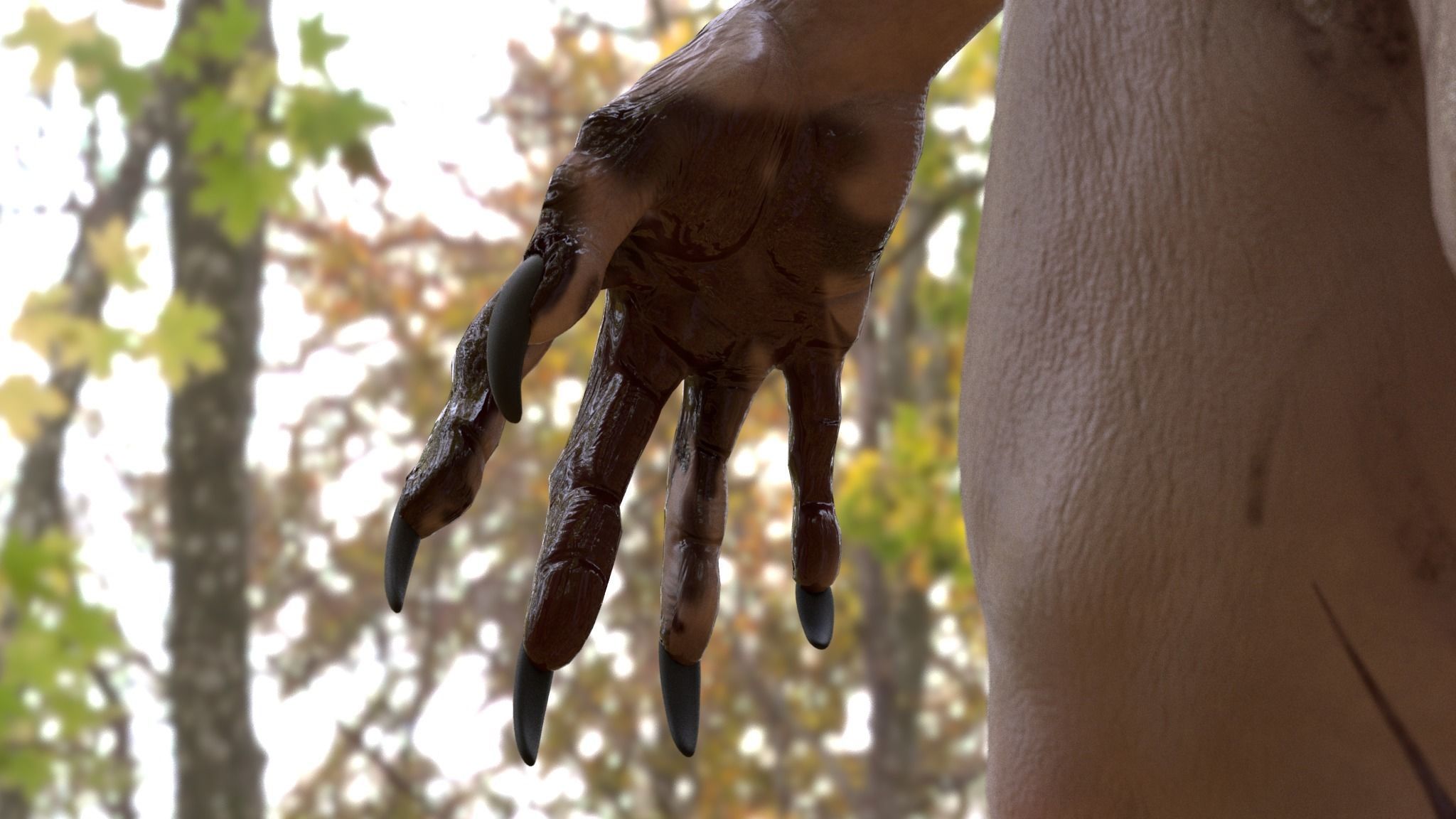 DEMONICOS 3D MODEL demon in woods 3D model_9