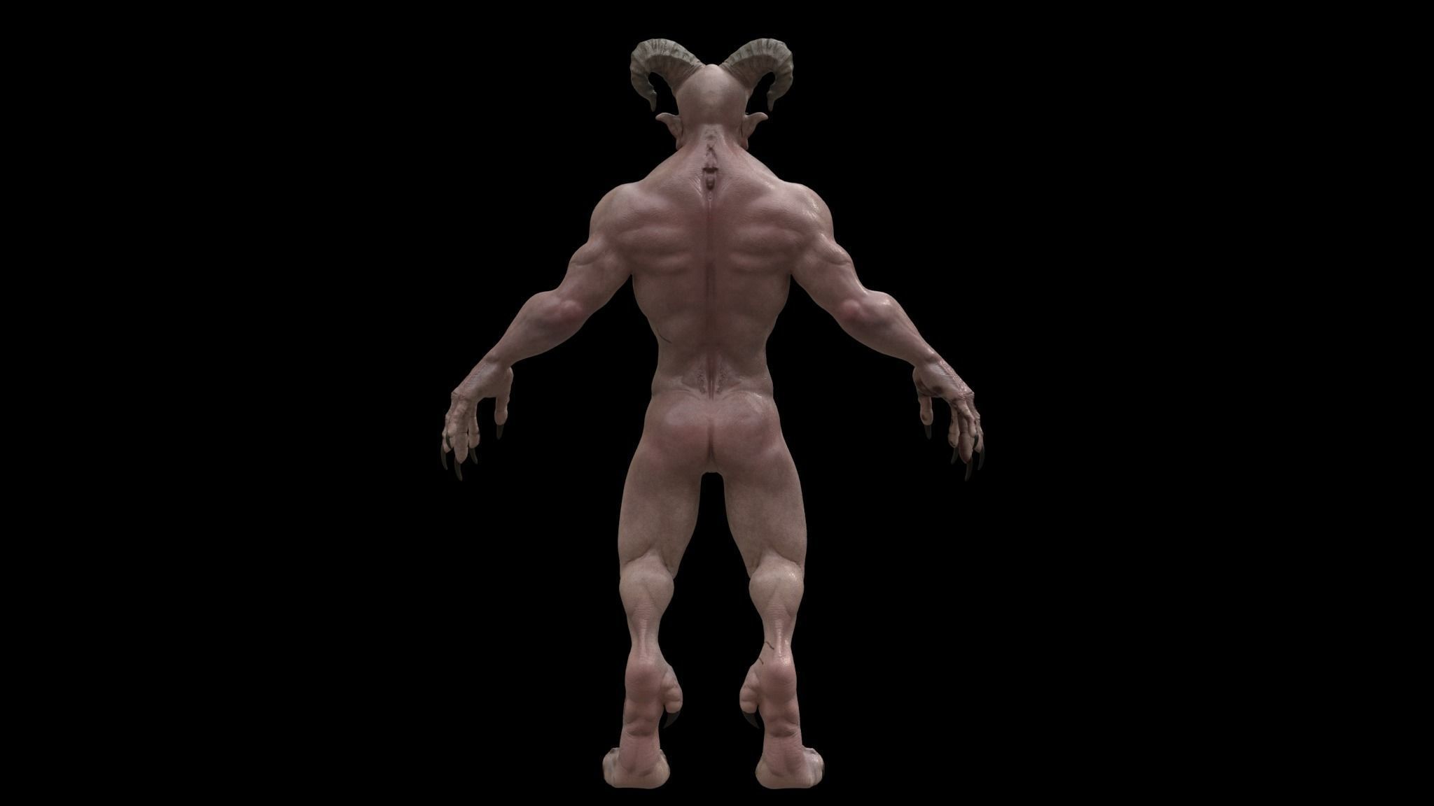DEMONICOS 3D MODEL demon in woods 3D model_11