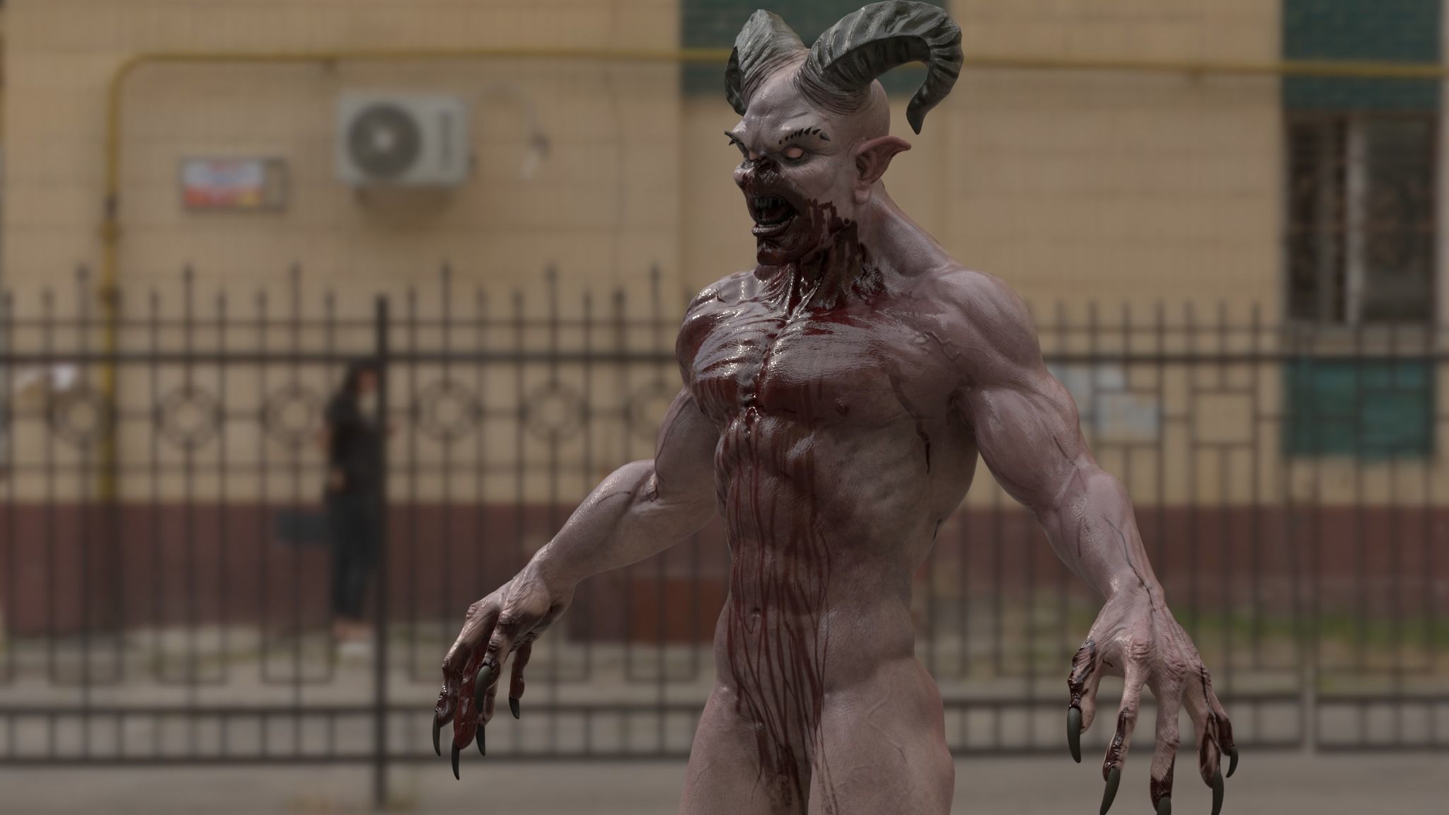 DEMONICOS 3D MODEL demon in woods 3D model_3