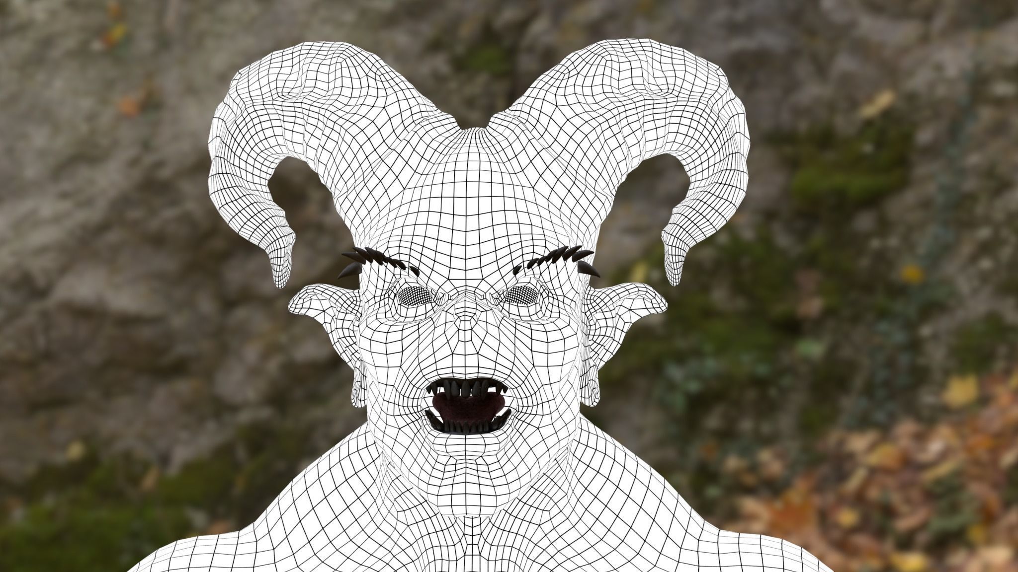DEMONICOS 3D MODEL demon in woods 3D model_12