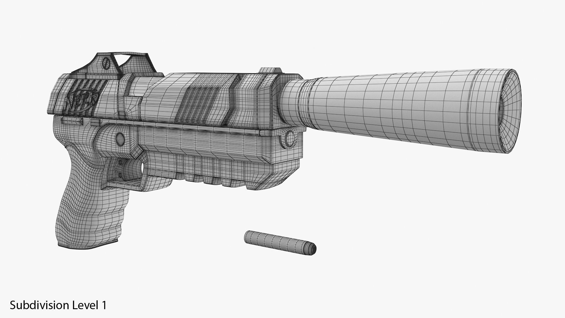 Nerf SP-L 3D model_2