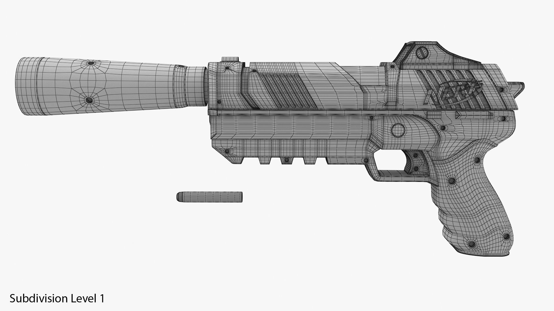 Nerf SP-L 3D model_8