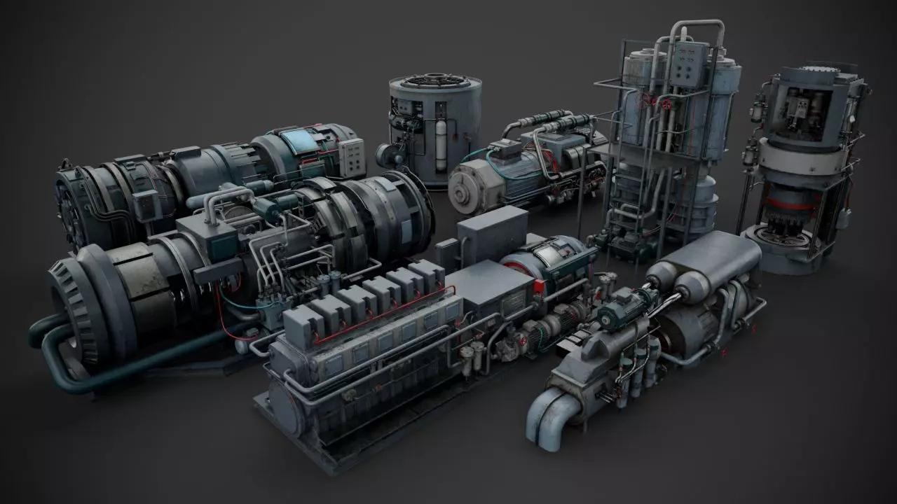 Machinery devices pack Vol3 3D model