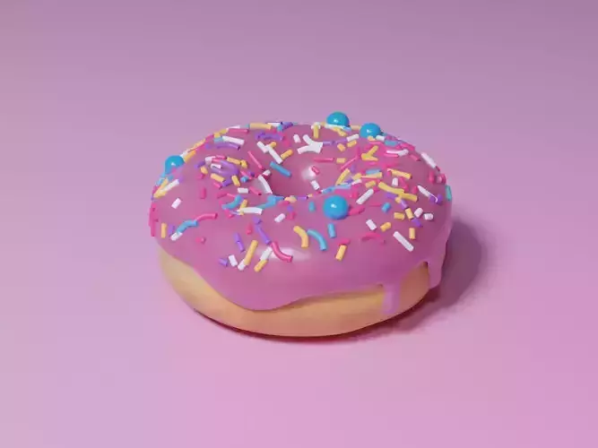 Donut 3D model