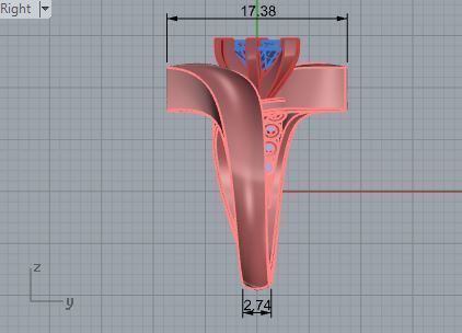 Knot pave diamond ring 3095 3D print model 3D print model_6