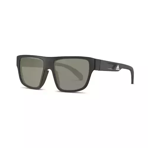 Adidas Sport - Green SP0008 02N Sport glasses Low-poly 3D model