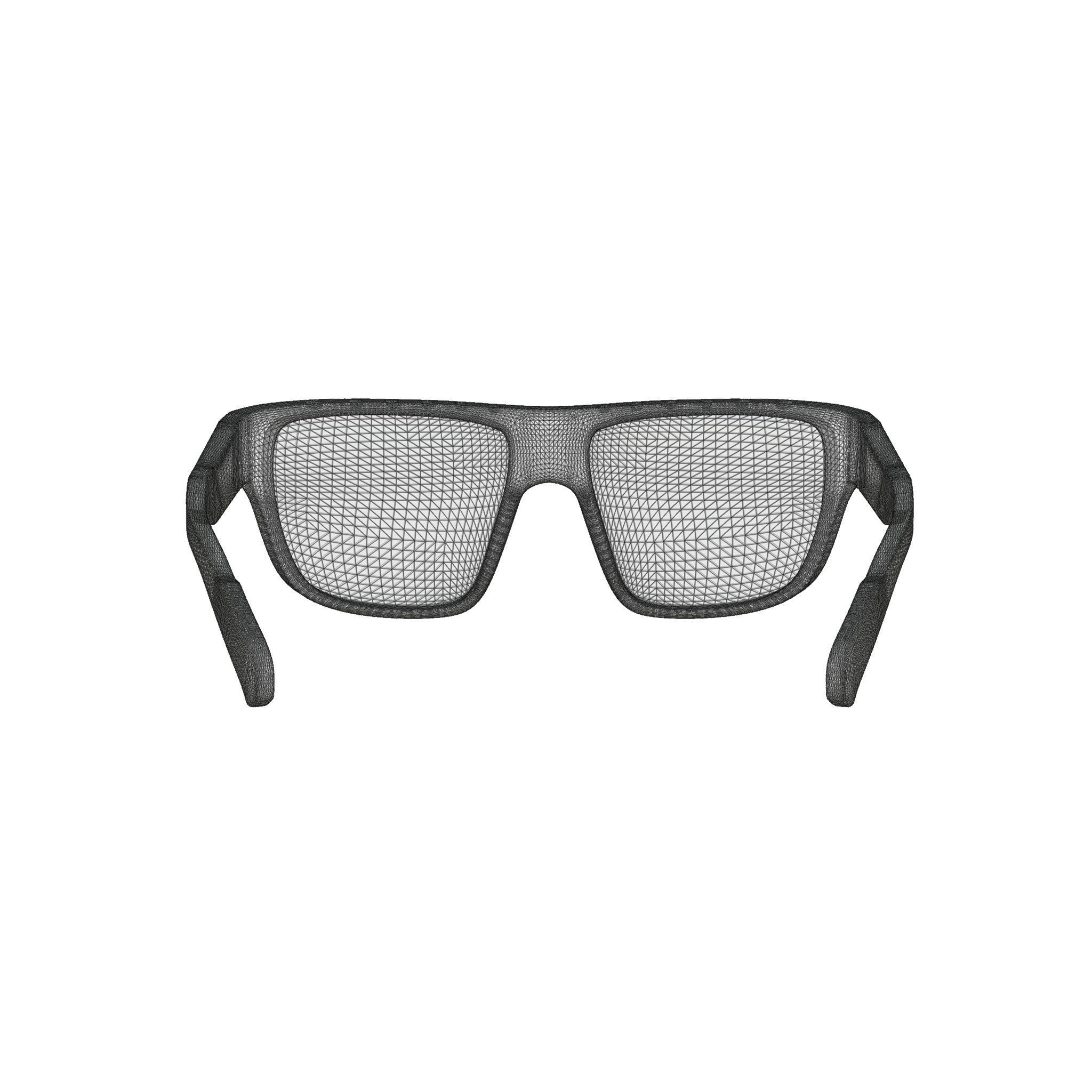 Adidas Sport - Green SP0008 02N Sport glasses Low-poly 3D model_6