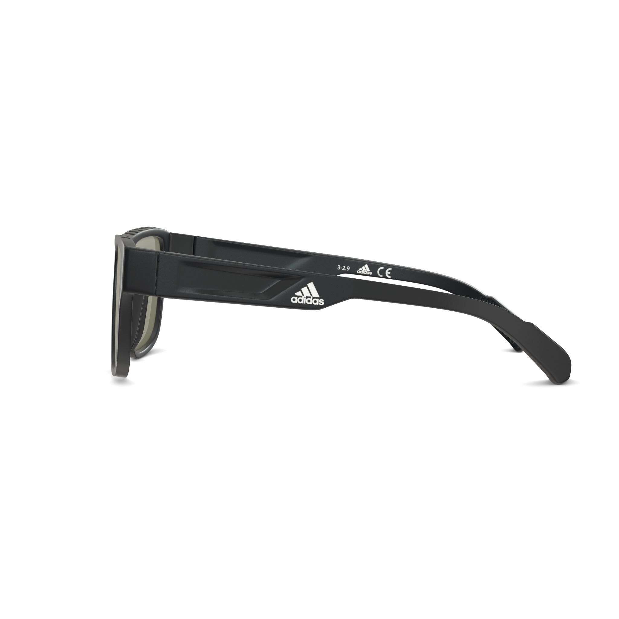 Adidas Sport - Green SP0008 02N Sport glasses Low-poly 3D model_3