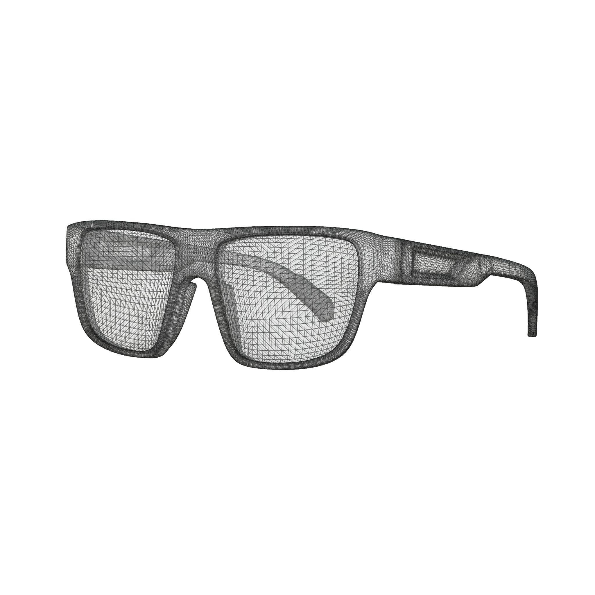 Adidas Sport - Green SP0008 02N Sport glasses Low-poly 3D model_5