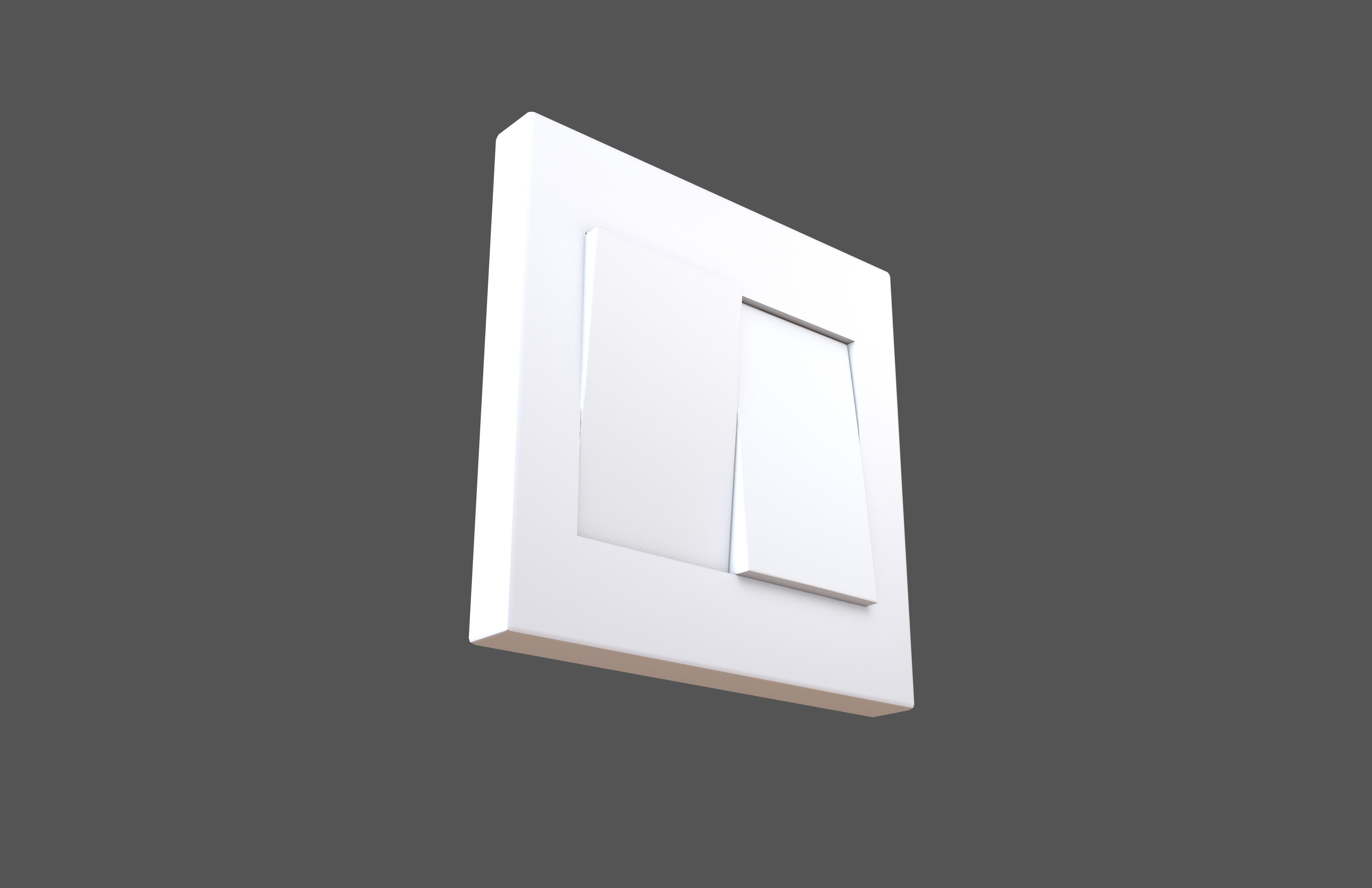 Light Switch v2 001 Low-poly 3D model_3