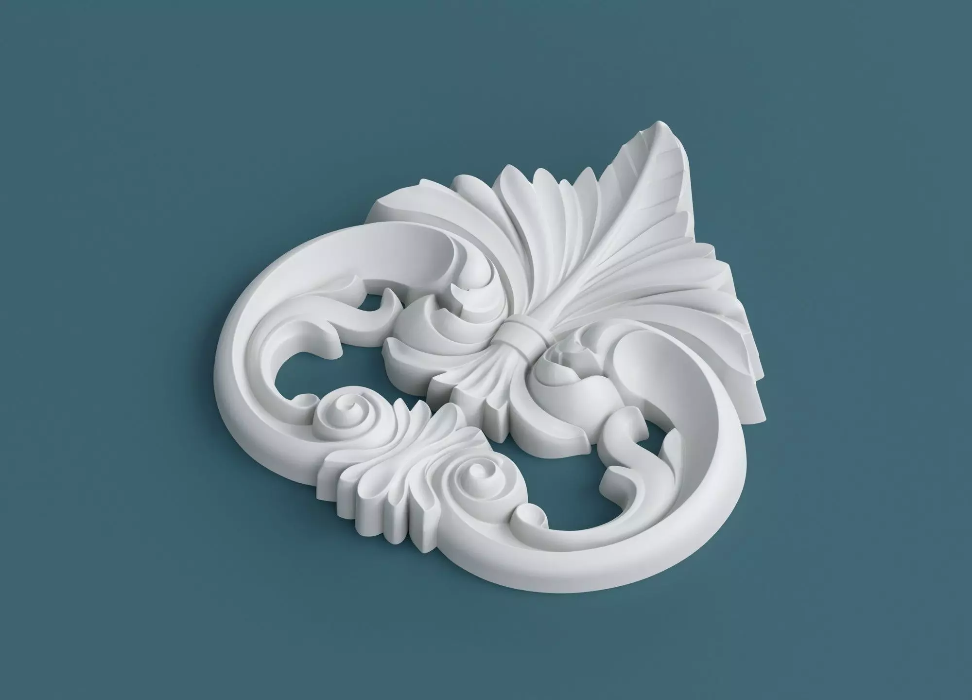 Frame pommel 3D model_0