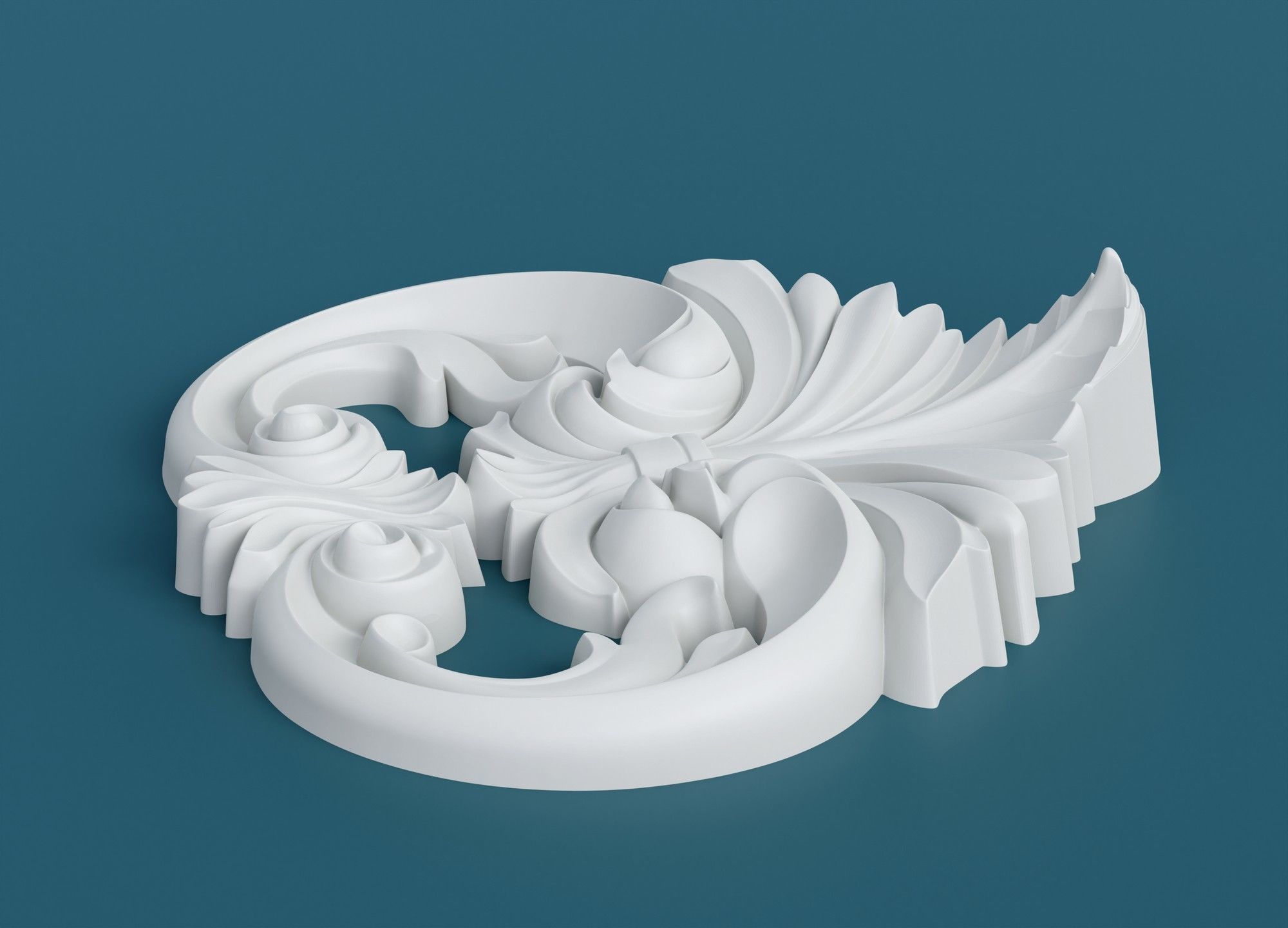 Frame pommel 3D model_2