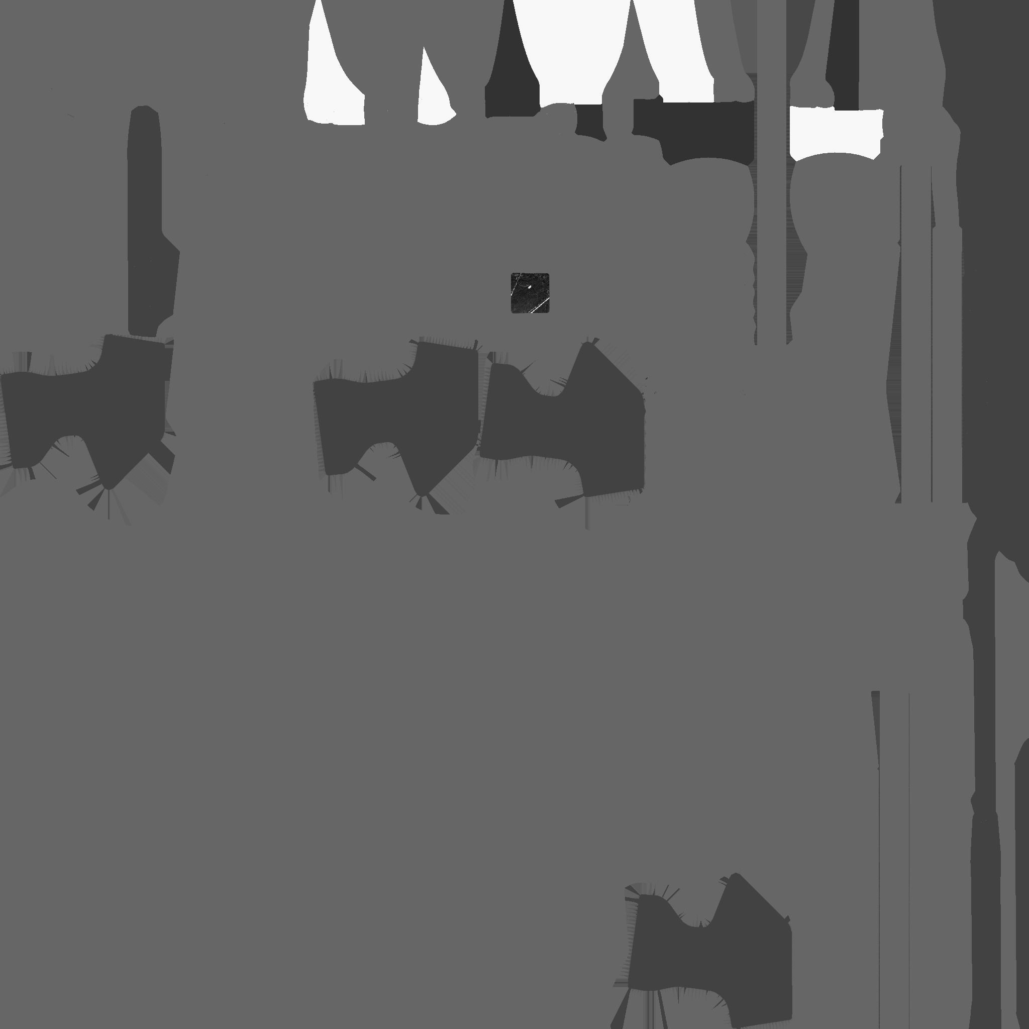 SciFi War Axe B03 Black Green - Sci Fi Weapon Design Low-poly 3D model_26