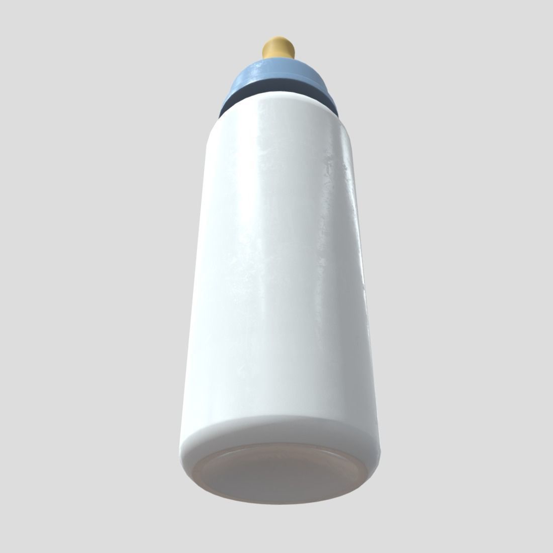Baby Bottle Low-poly 3D model_9