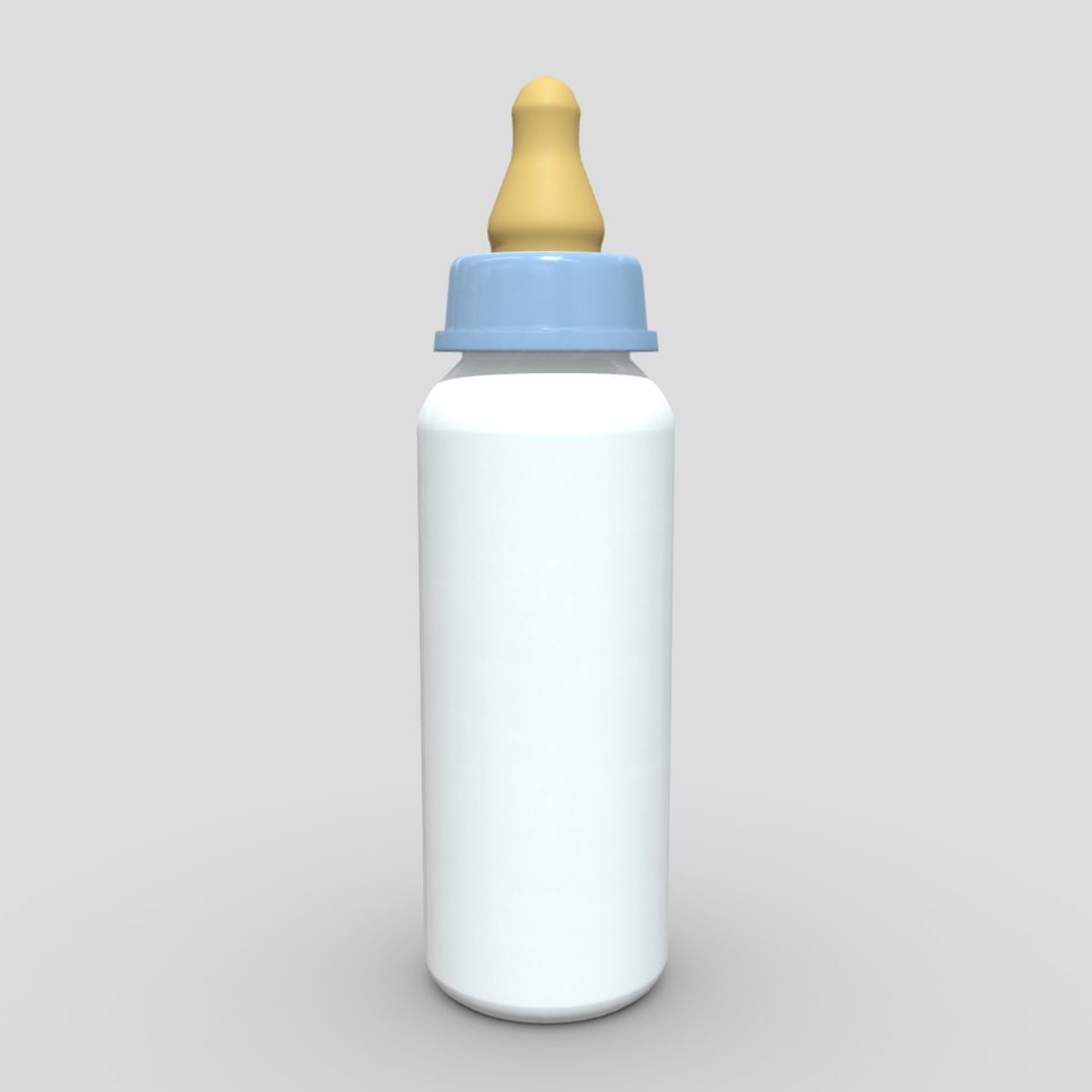 Baby Bottle Low-poly 3D model_3