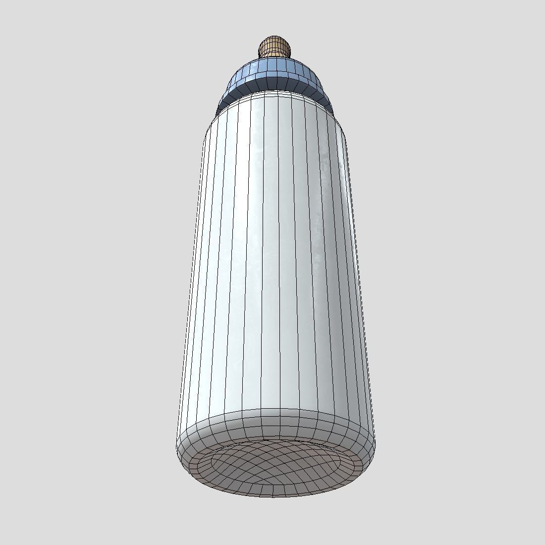 Baby Bottle Low-poly 3D model_10