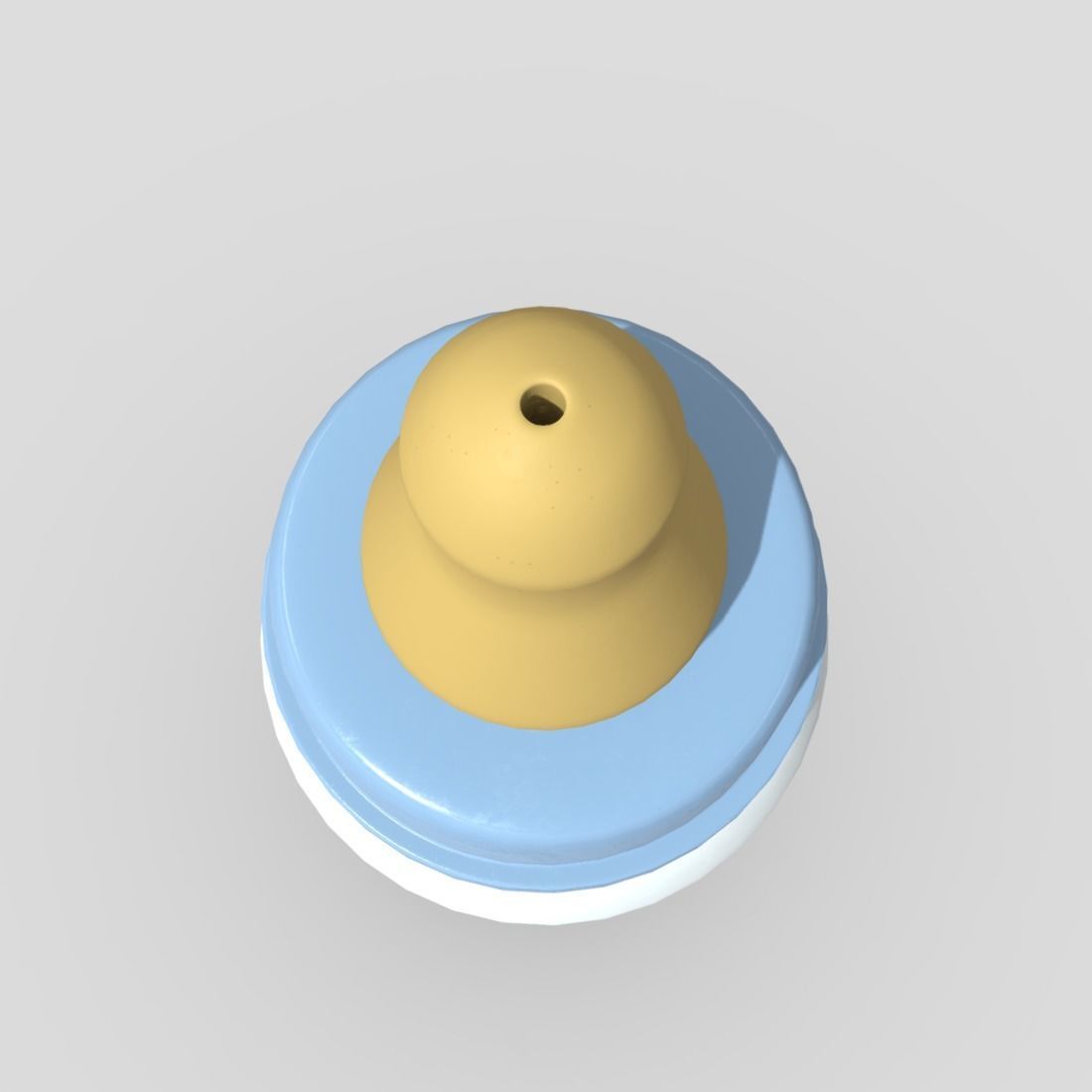 Baby Bottle Low-poly 3D model_7