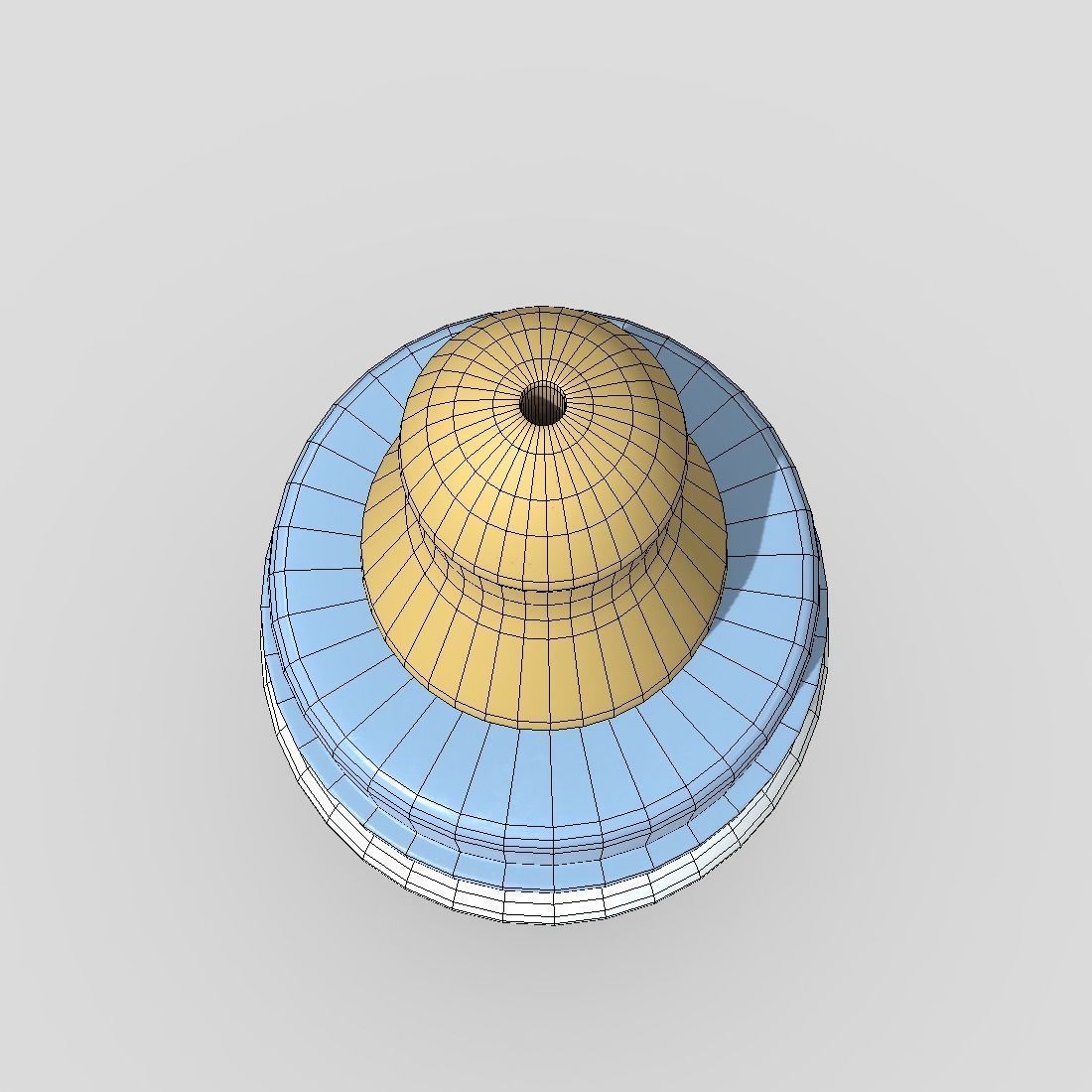 Baby Bottle Low-poly 3D model_8