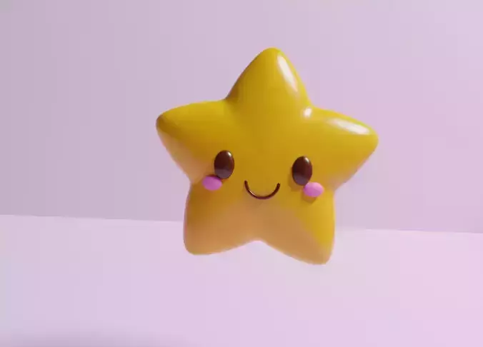Star Cute 3d model