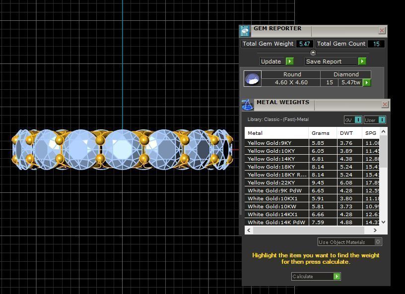 Eternity band ring 3D model_4