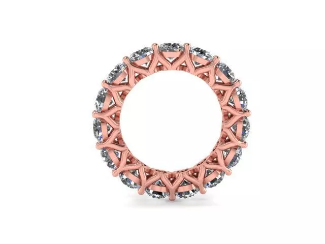 Eternity band ring 3D model_0