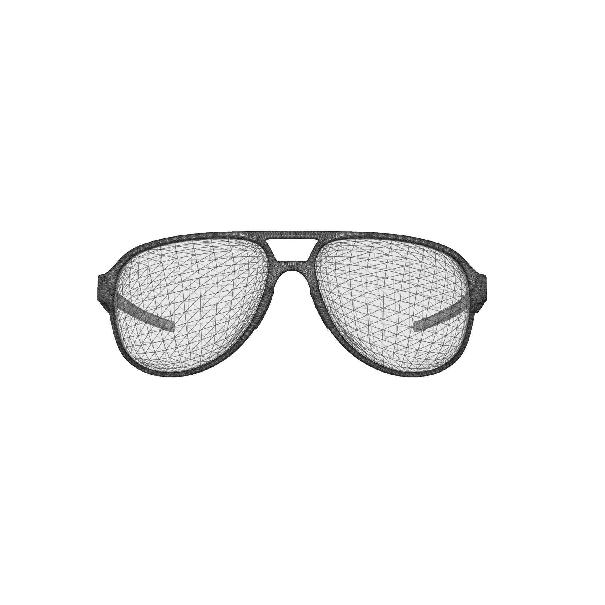 Adidas - AD33 75 9100 Sport glasses Low-poly 3D model_6