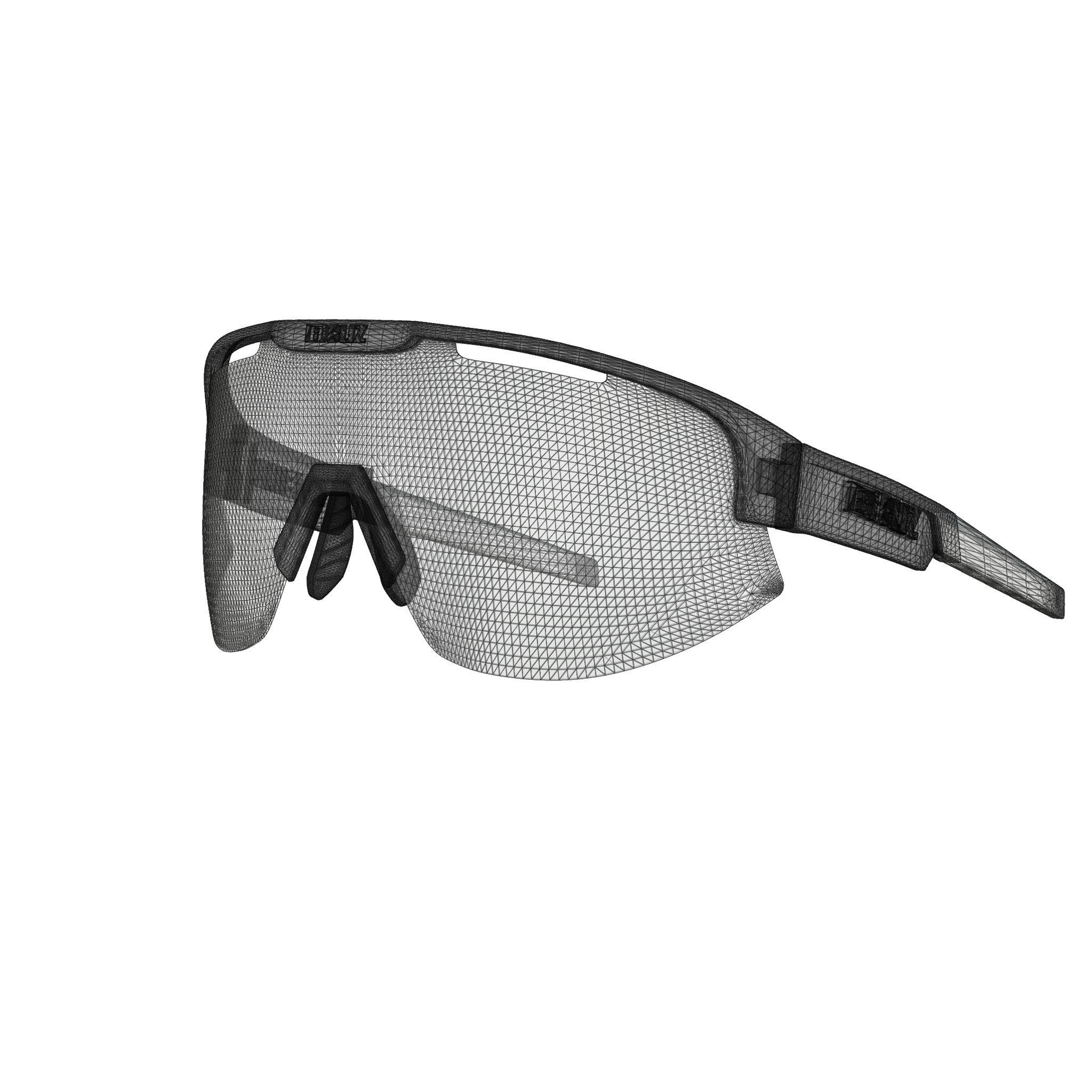 Bliz - Matrix Nordic Light Matt Black Sport glasses Low-poly 3D model_5