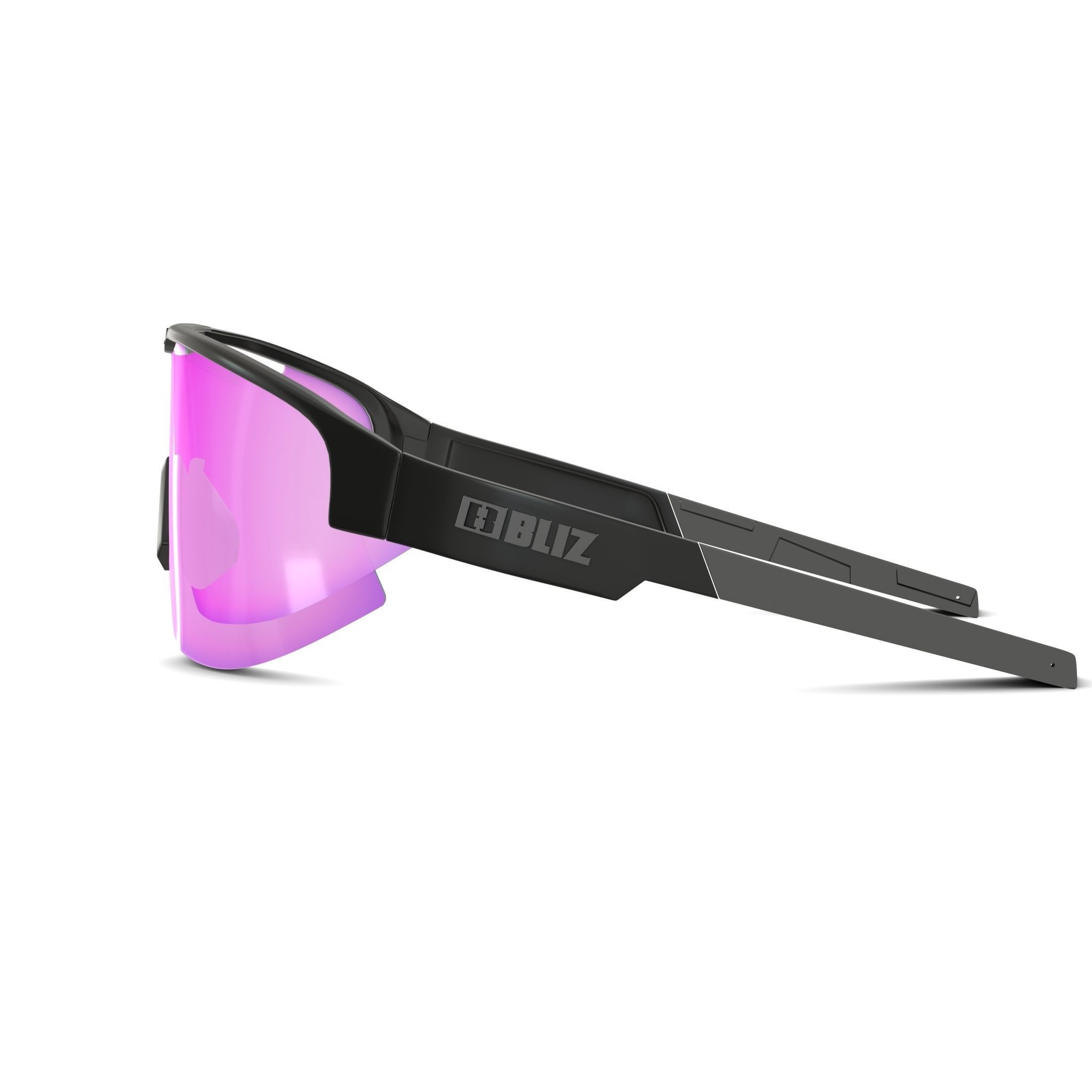 Bliz - Matrix Nordic Light Matt Black Sport glasses Low-poly 3D model_3