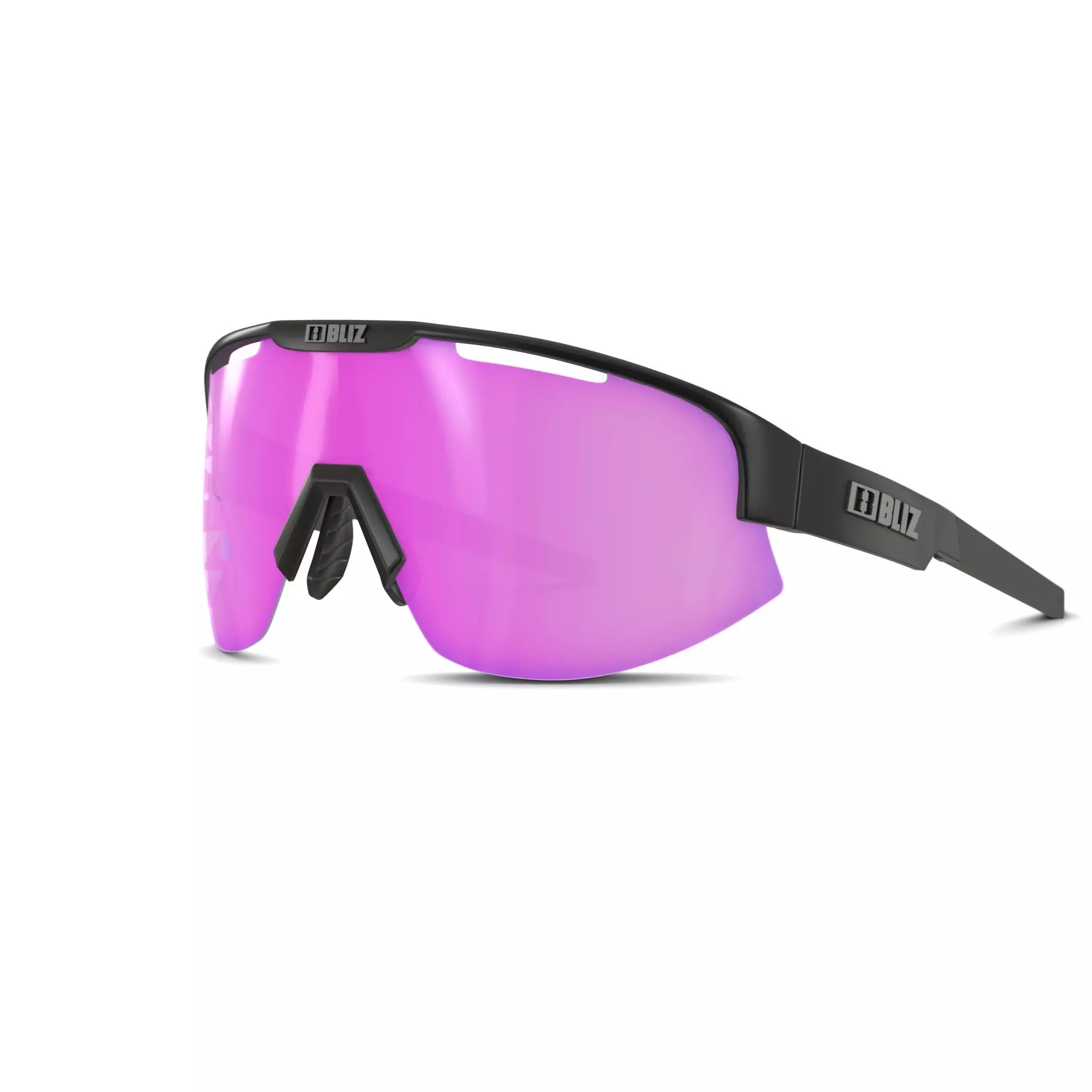Bliz - Matrix Nordic Light Matt Black Sport glasses Low-poly 3D model_0