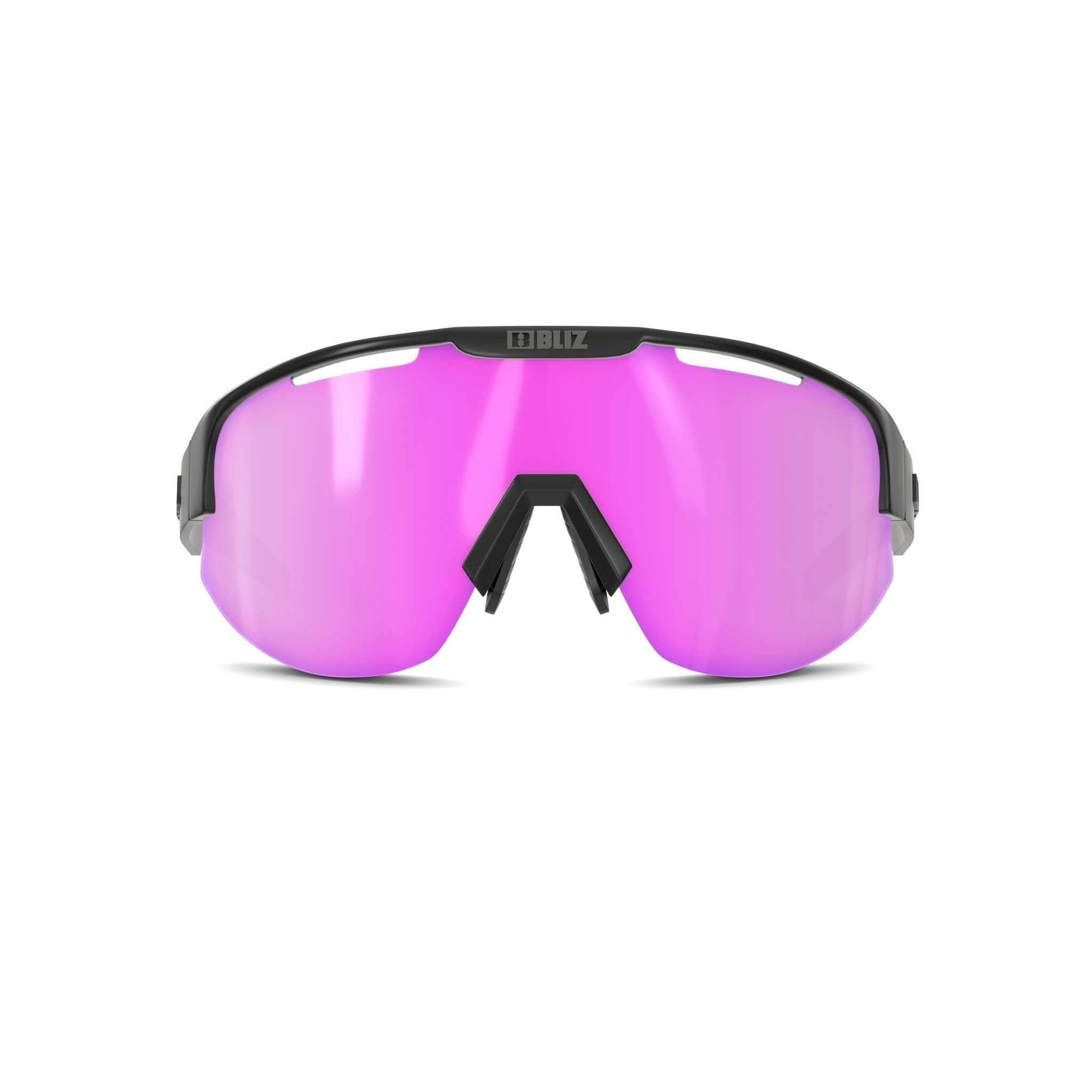 Bliz - Matrix Nordic Light Matt Black Sport glasses Low-poly 3D model_2