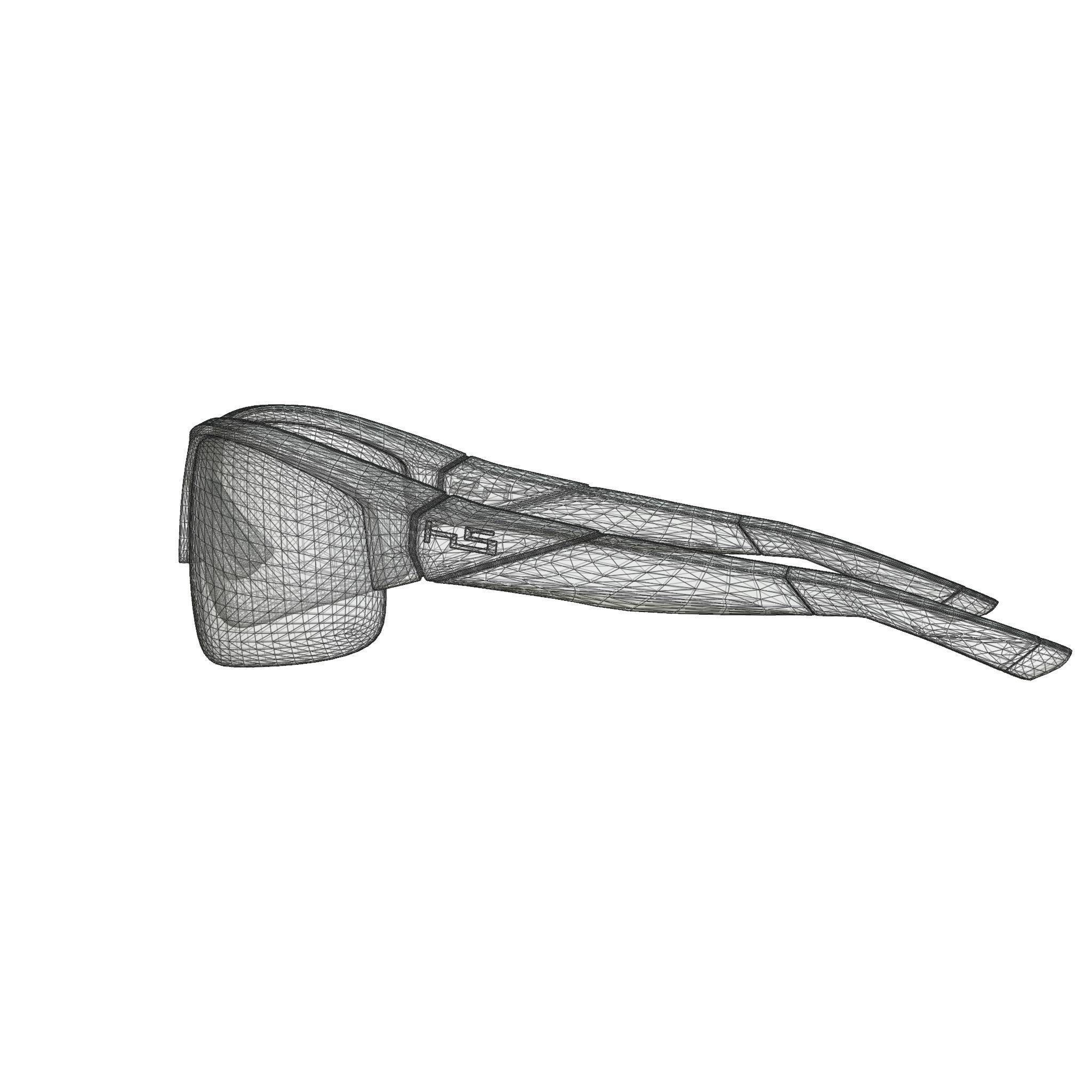 Henrik Stenson Eyewear - Stinger Grey Sport glasses  Low-poly 3D model_8