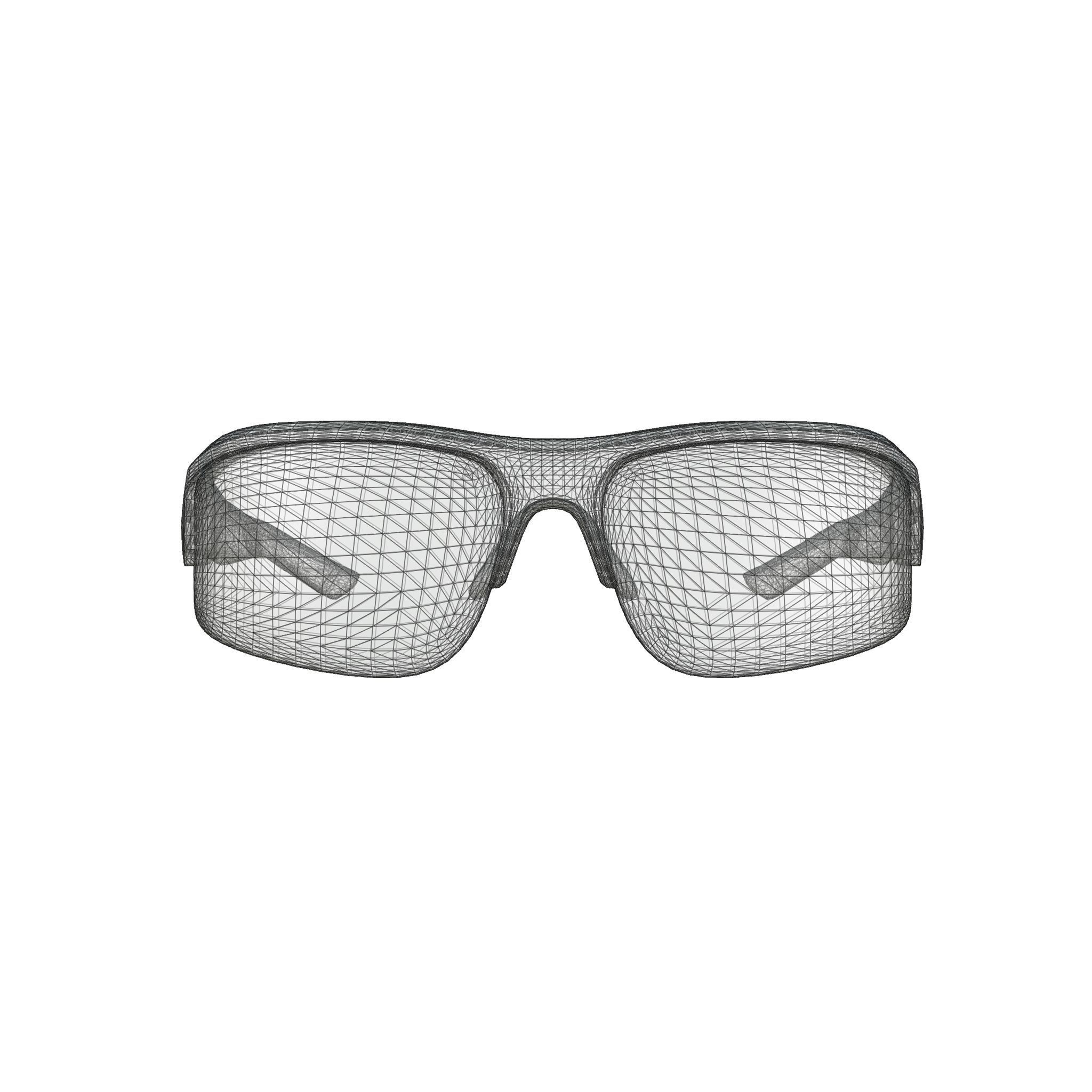 Henrik Stenson Eyewear - Stinger Black Sport glasses Low-poly 3D model_6
