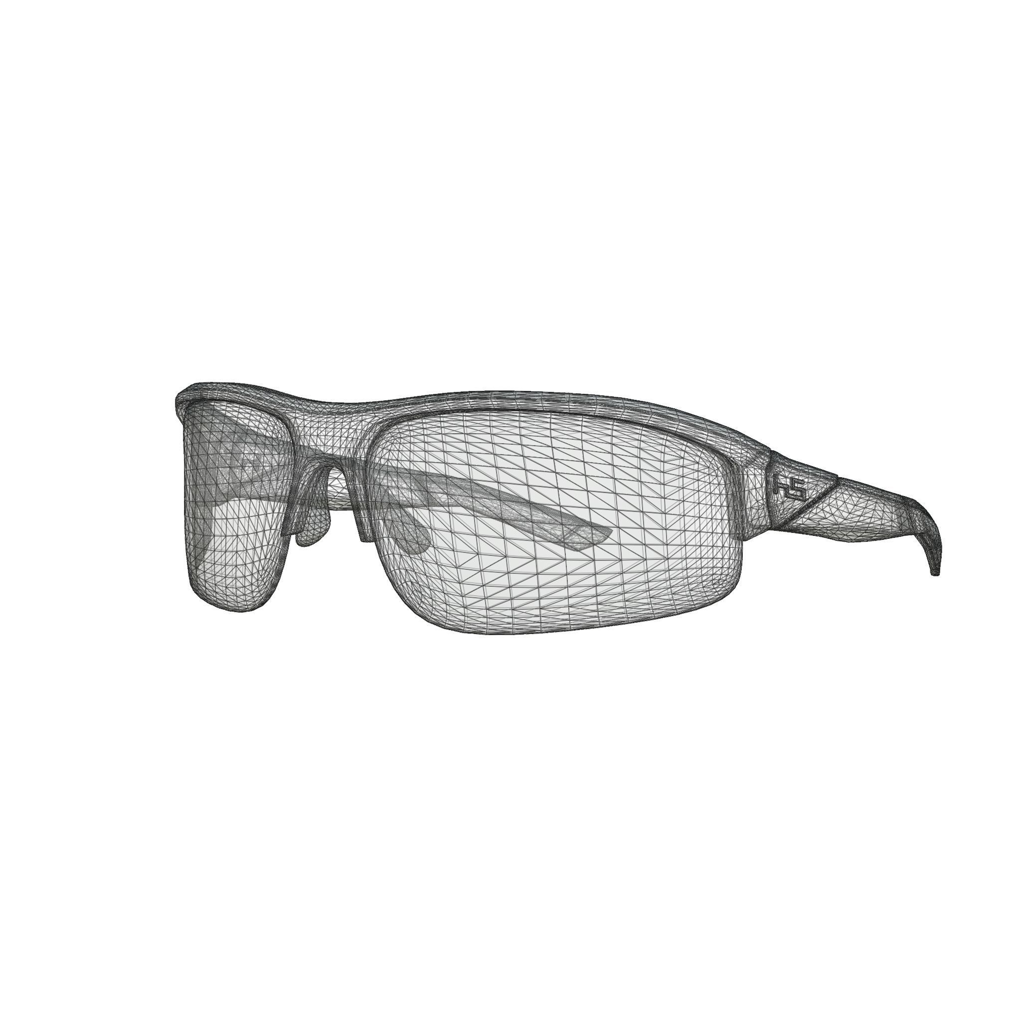 Henrik Stenson Eyewear - Stinger Black Sport glasses Low-poly 3D model_4