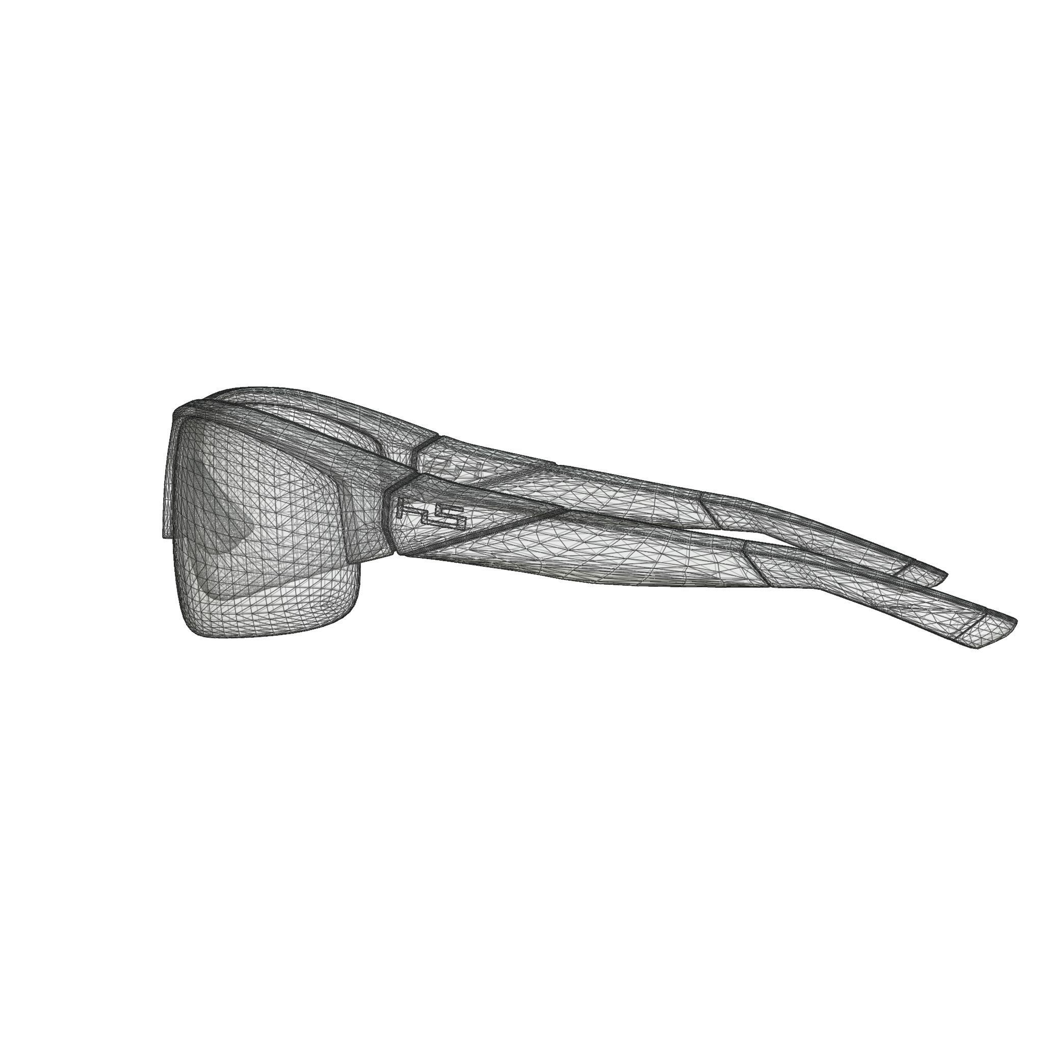 Henrik Stenson Eyewear - Stinger Black Sport glasses Low-poly 3D model_7