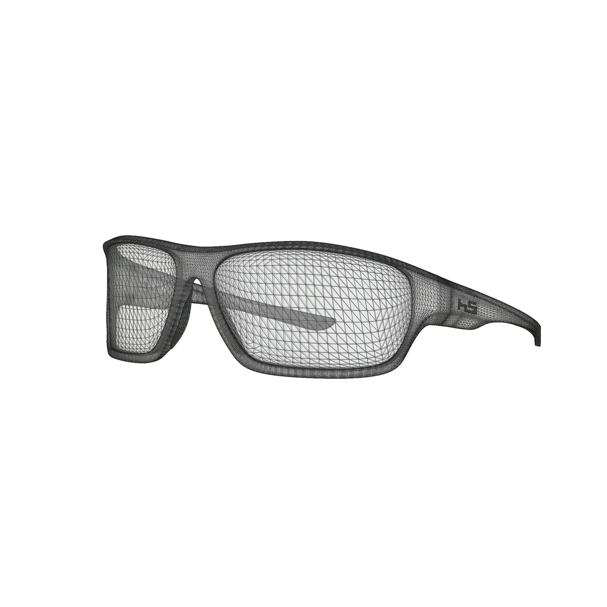 Henrik Stenson Eyewear - Torque Havanna Brown Sport glasses Low-poly 3D model_5