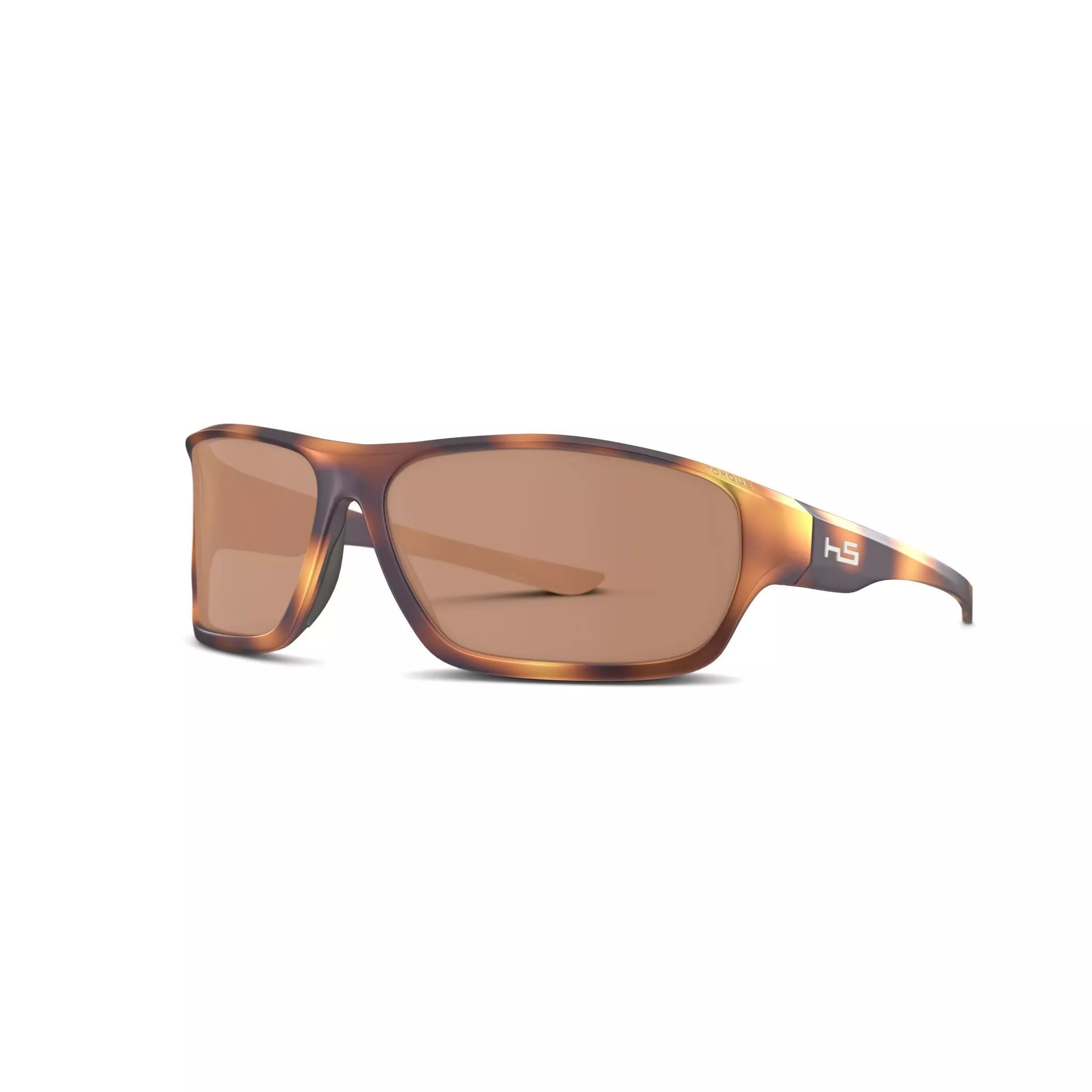 Henrik Stenson Eyewear - Torque Havanna Brown Sport glasses Low-poly 3D model_0