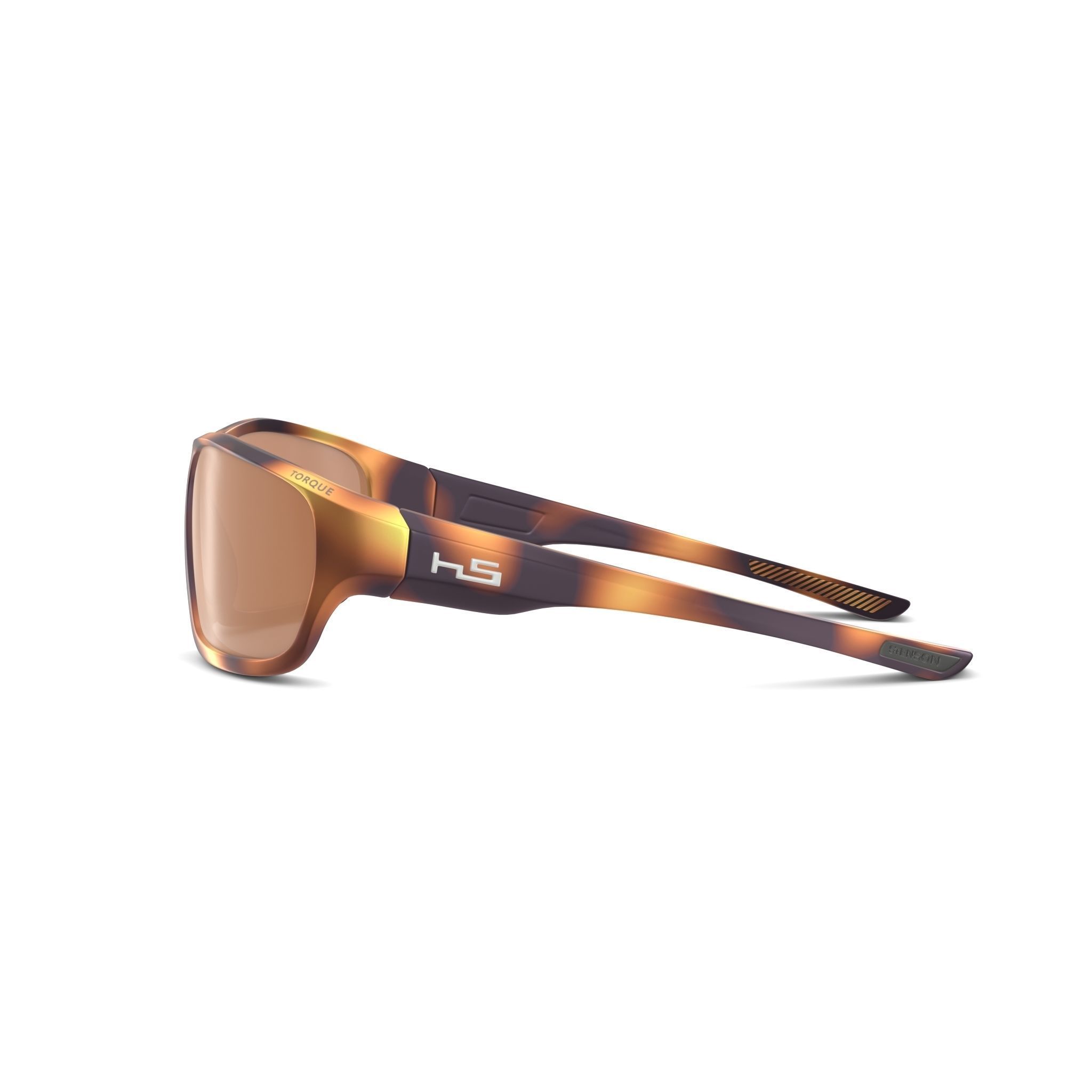 Henrik Stenson Eyewear - Torque Havanna Brown Sport glasses Low-poly 3D model_3