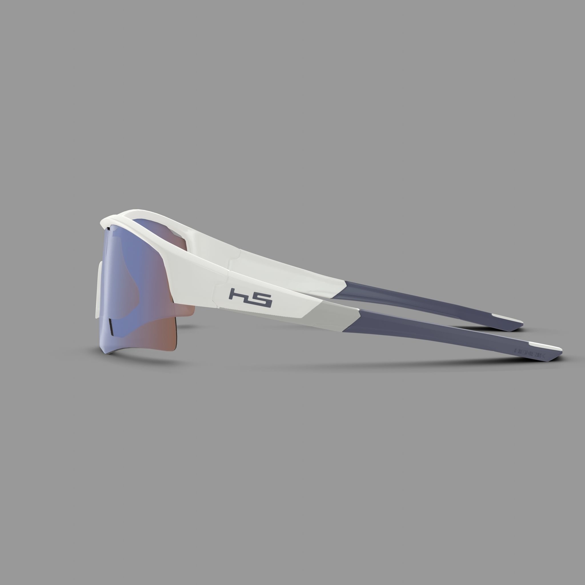 Henrik Stenson Eyewear - Iceman II White Sport glasses Low-poly 3D model_3