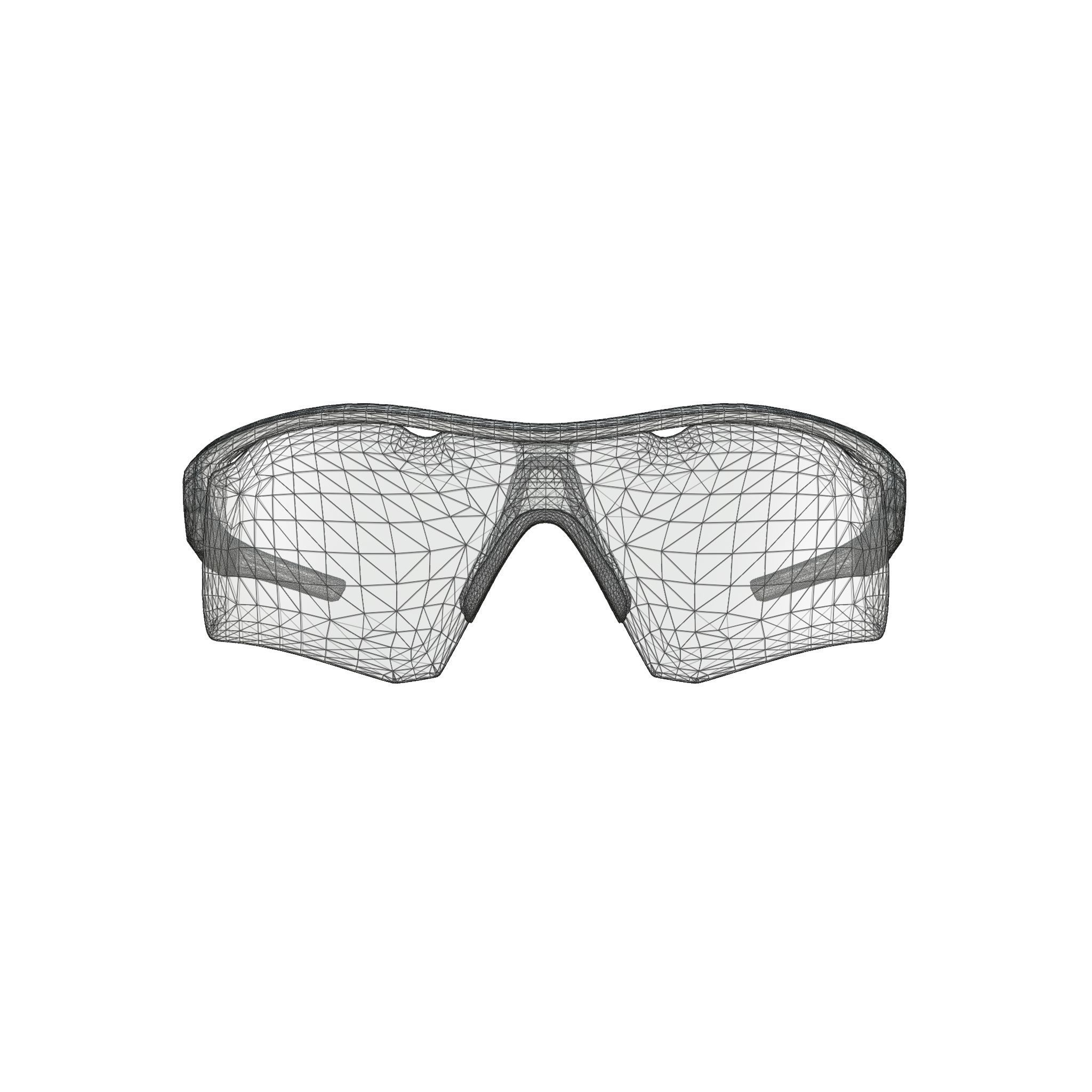 Henrik Stenson Eyewear - Iceman II White Sport glasses Low-poly 3D model_6