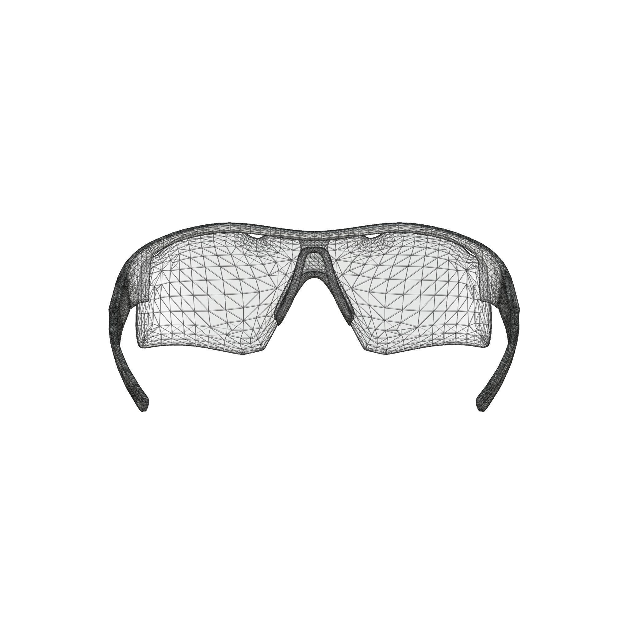 Henrik Stenson Eyewear - Iceman II White Sport glasses Low-poly 3D model_5