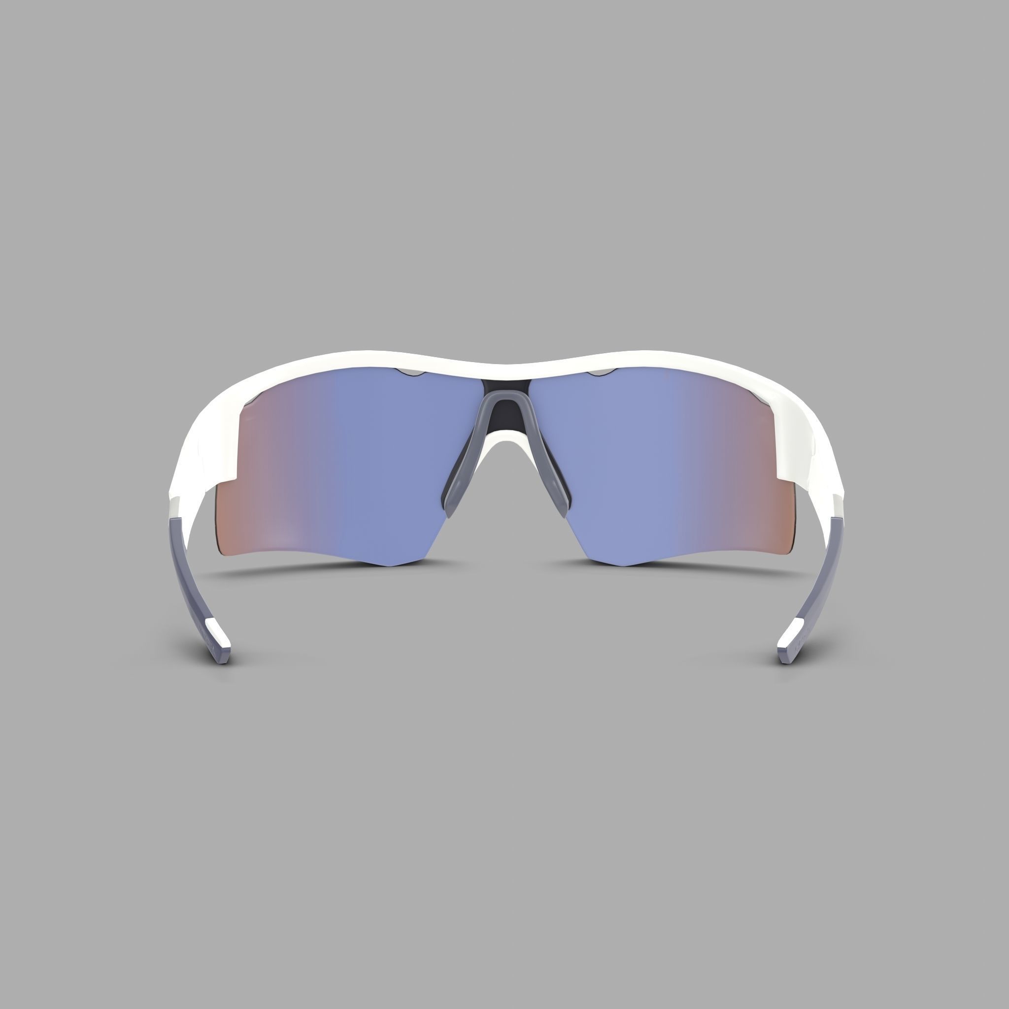 Henrik Stenson Eyewear - Iceman White Sport glasses Low-poly 3D model_1
