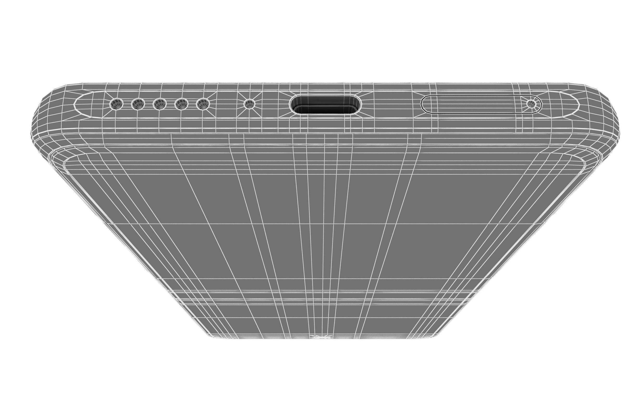 Xiaomi 12T Black Low-poly 3D model_25