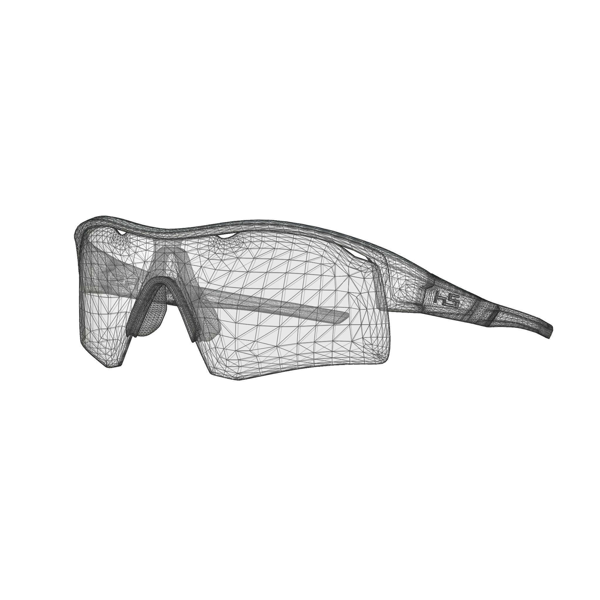 Henrik Stenson Eyewear - Iceman Blue Sport glasses Low-poly 3D model_4