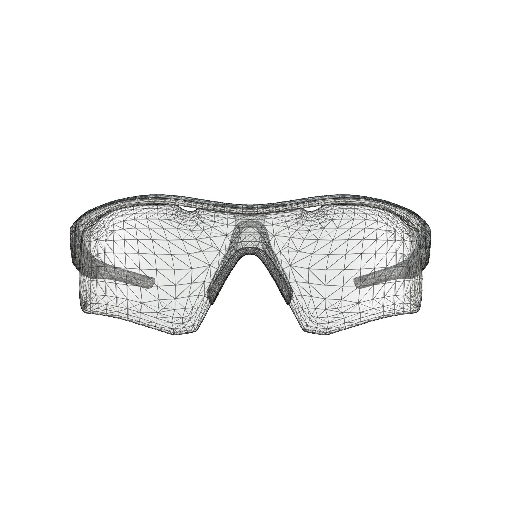 Henrik Stenson Eyewear - Iceman Blue Sport glasses Low-poly 3D model_6