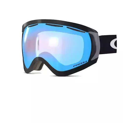Oakley Canopy Prizm Snow Sapphire Iridium OO7047 Sport glasses Low-poly 3D model